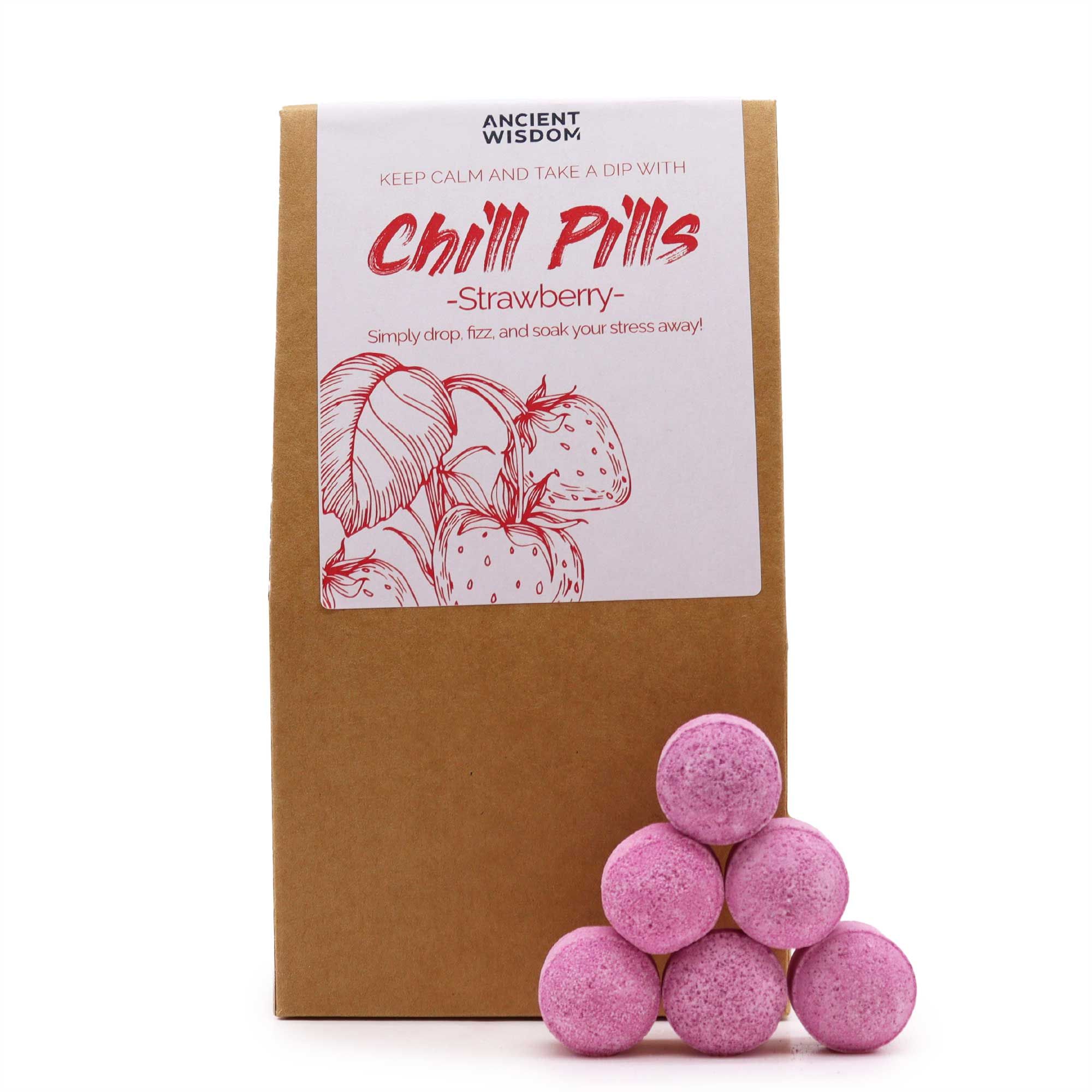 Paquete de regalo Chill Pills 350 g - Fresa - Imagen 2
