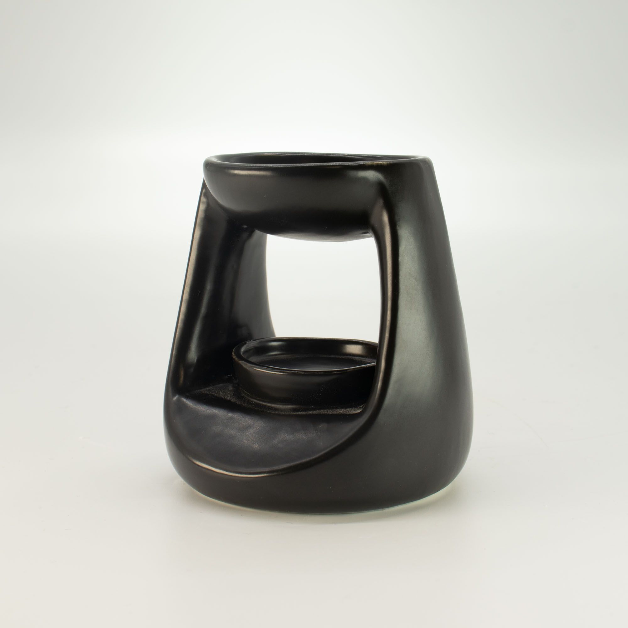 Quemador de aceite cerámico Zen - Pequeño clásico - Negro mate - Imagen 3