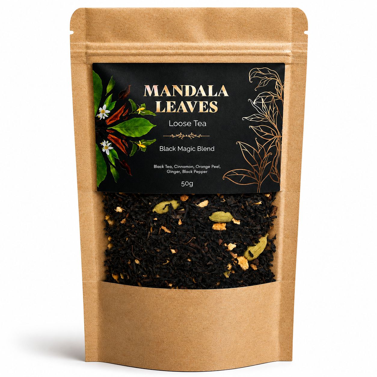 Mezcla de té Magia Negra - 50 g - Imagen 2