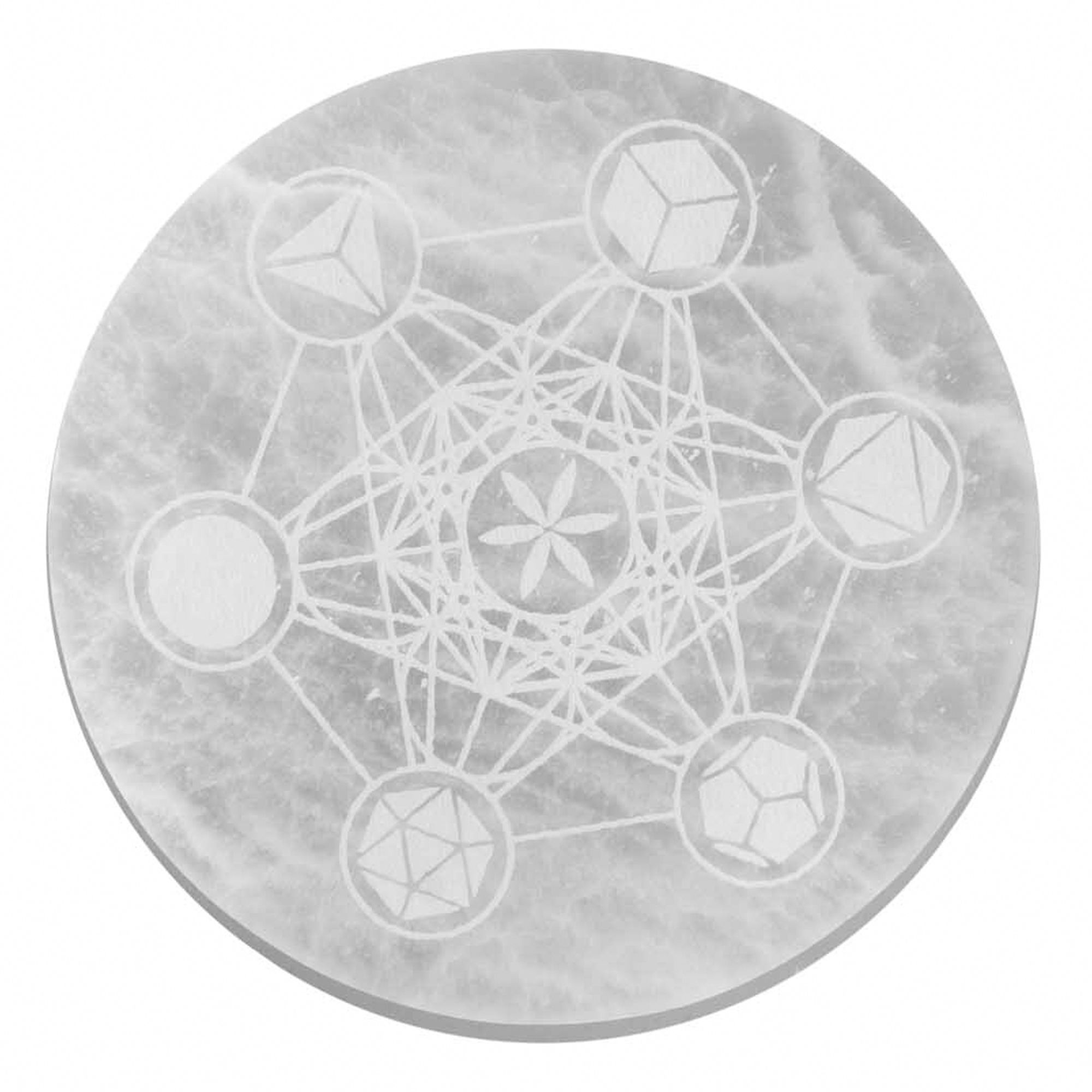 Placa de Carga Grande 18cm – Geometría Sagrada