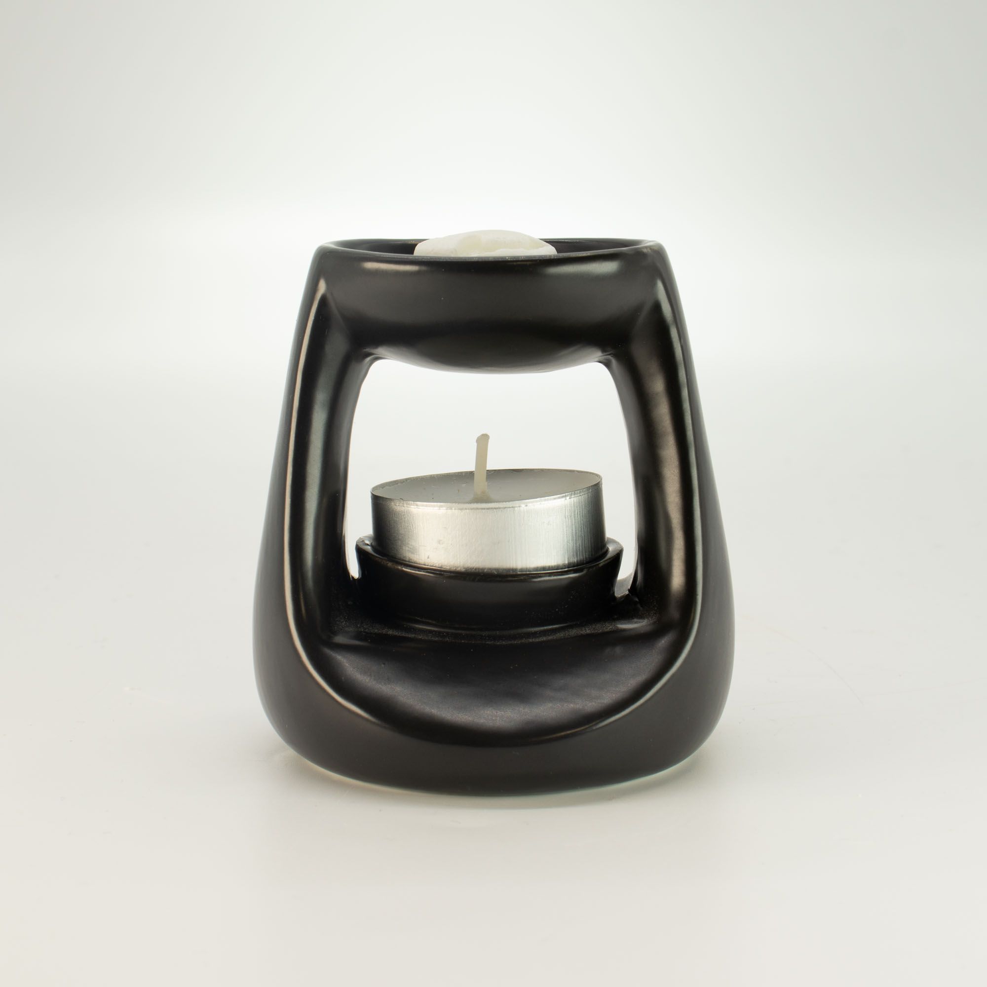 Quemador de aceite cerámico Zen - Pequeño clásico - Negro mate - Imagen 4