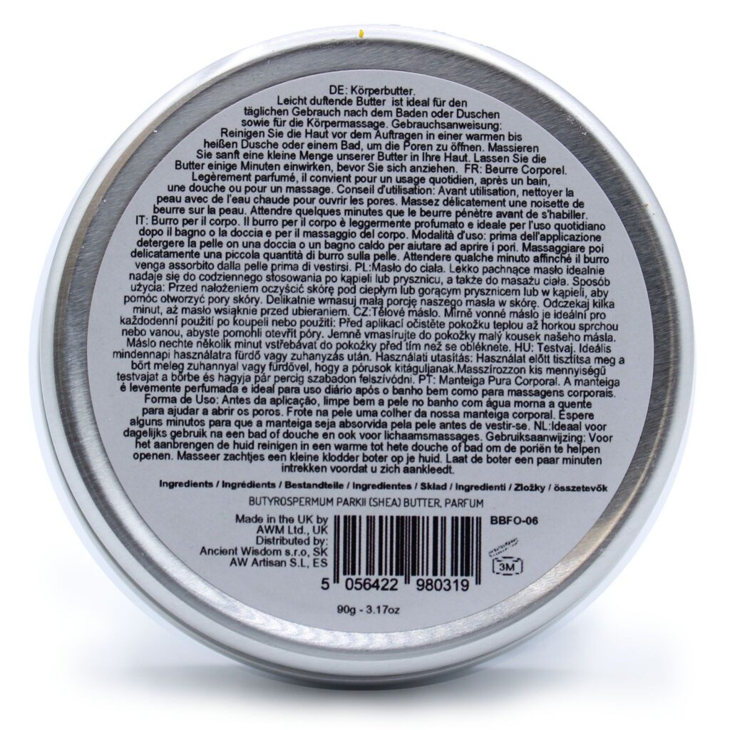 Manteca Corporal de Karité Perfumada 90g – Malvavisco