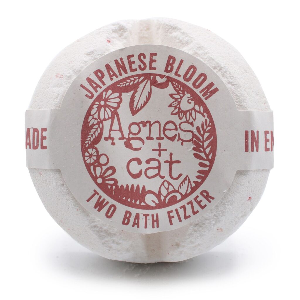 Agnes + Tableta efervescente para baño de gatos - Flor Japonesa