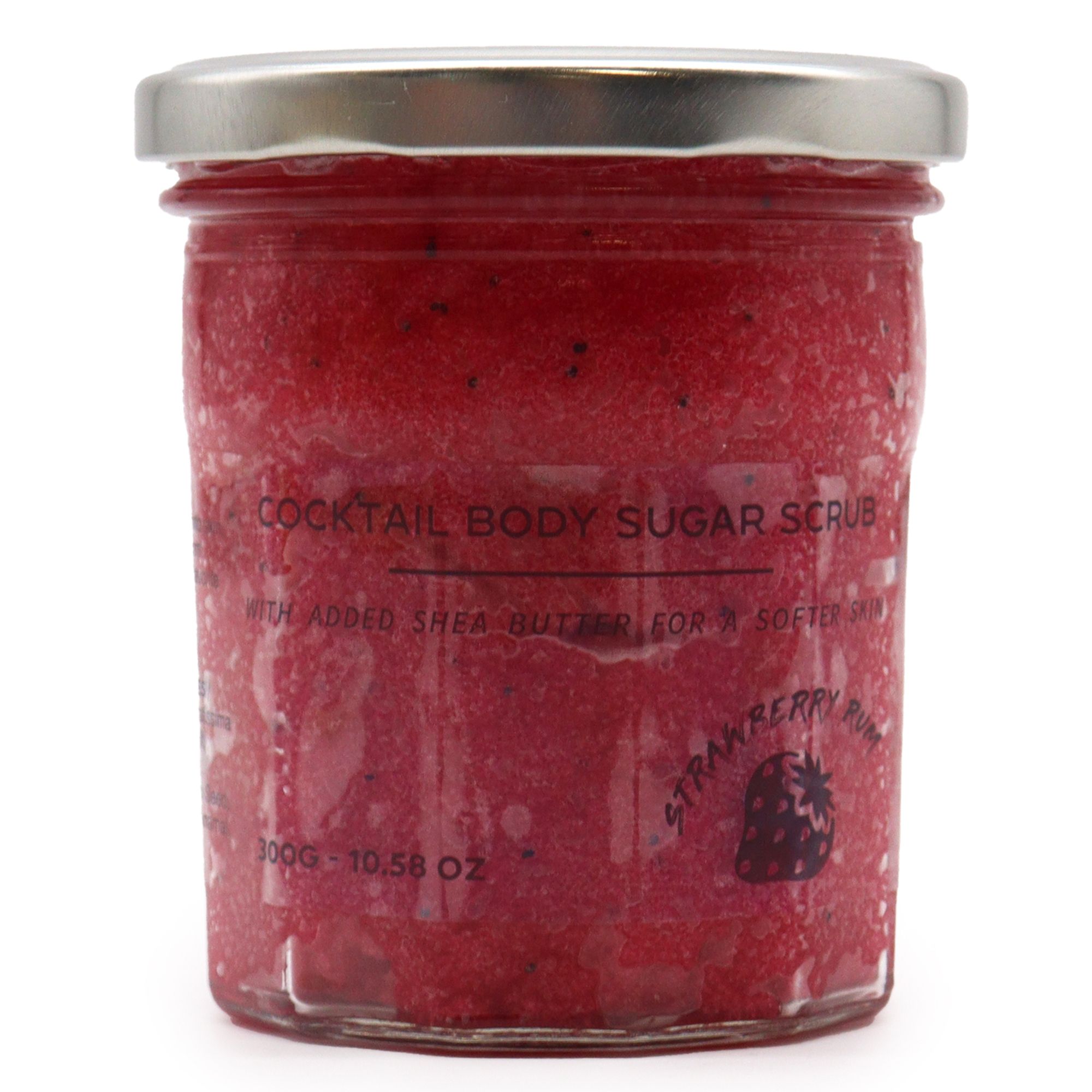 Exfoliante corporal de azúcar perfumado - Ron de fresa 300g - Imagen 2