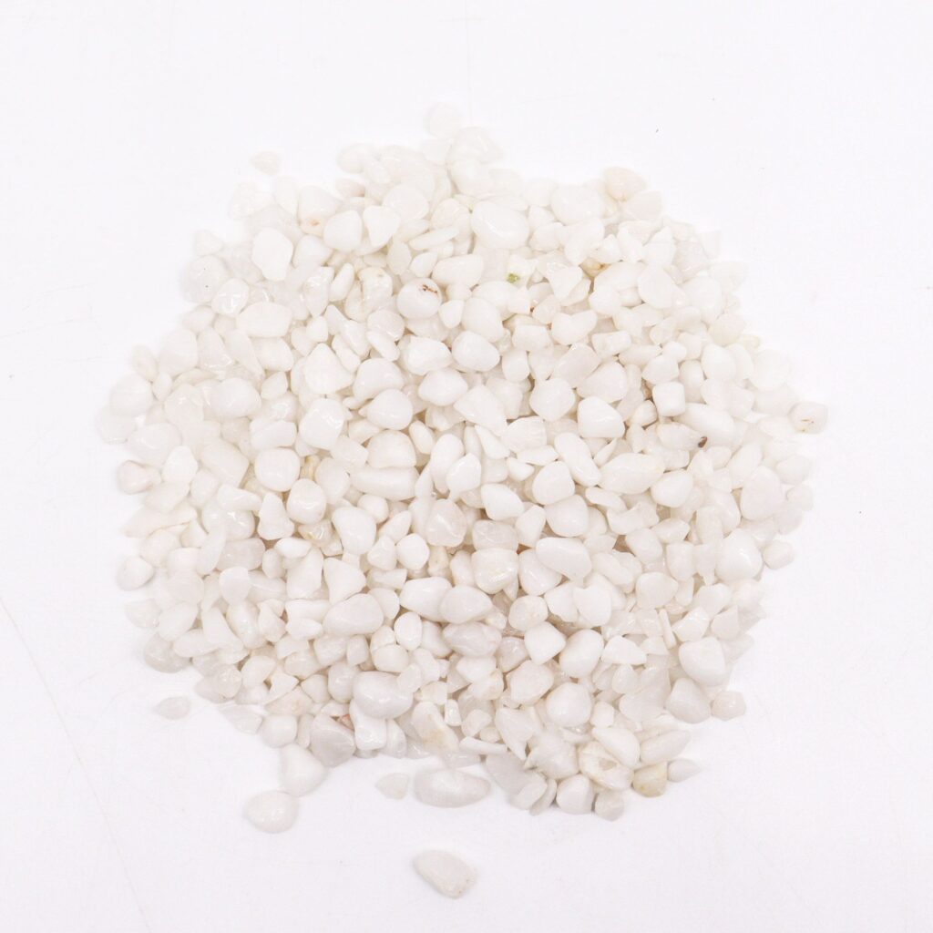 White Quartz Gemstone Chips Bulk – 1KG