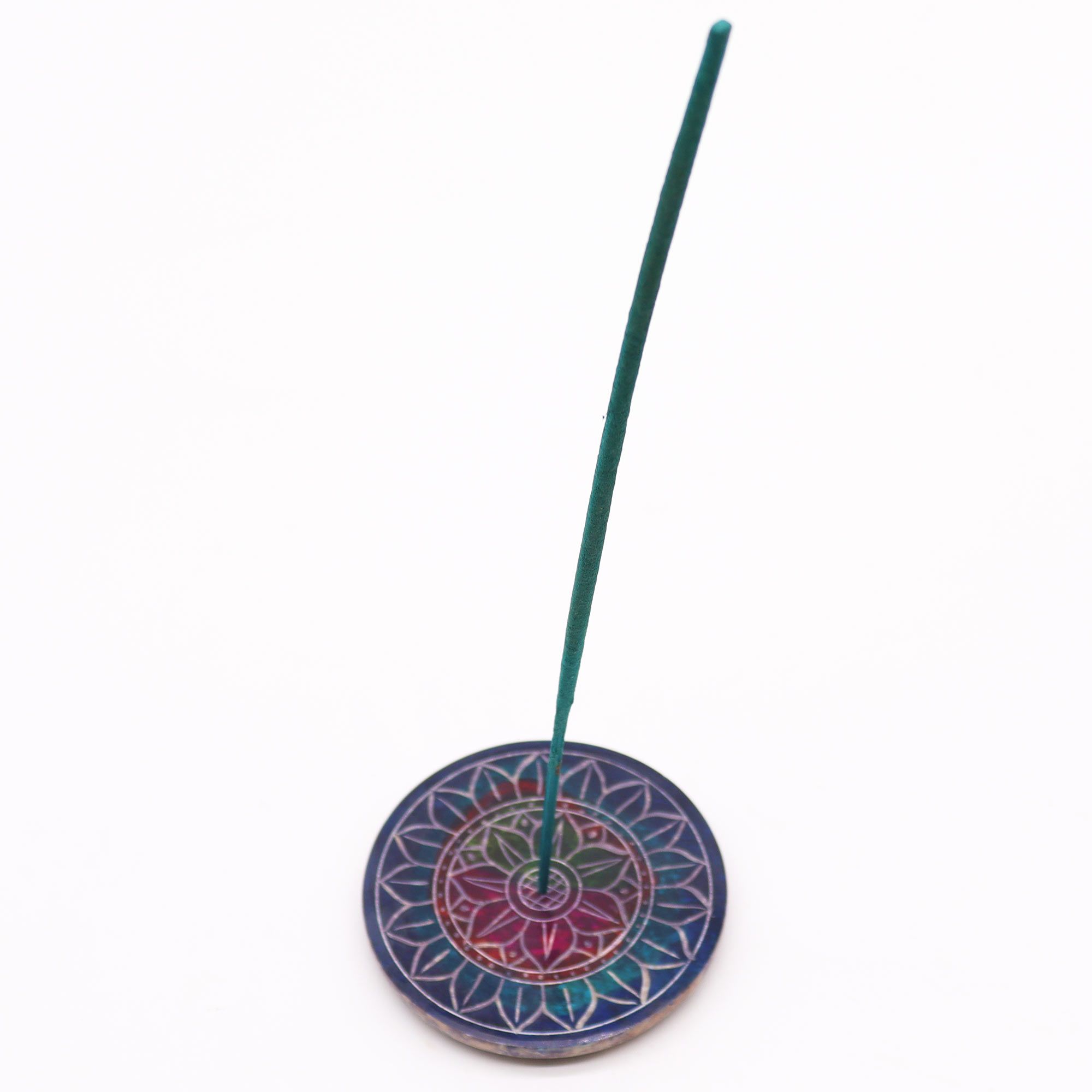 Porta-incienso Disco de Esteatita 8cm - Loto en Loto - Imagen 3
