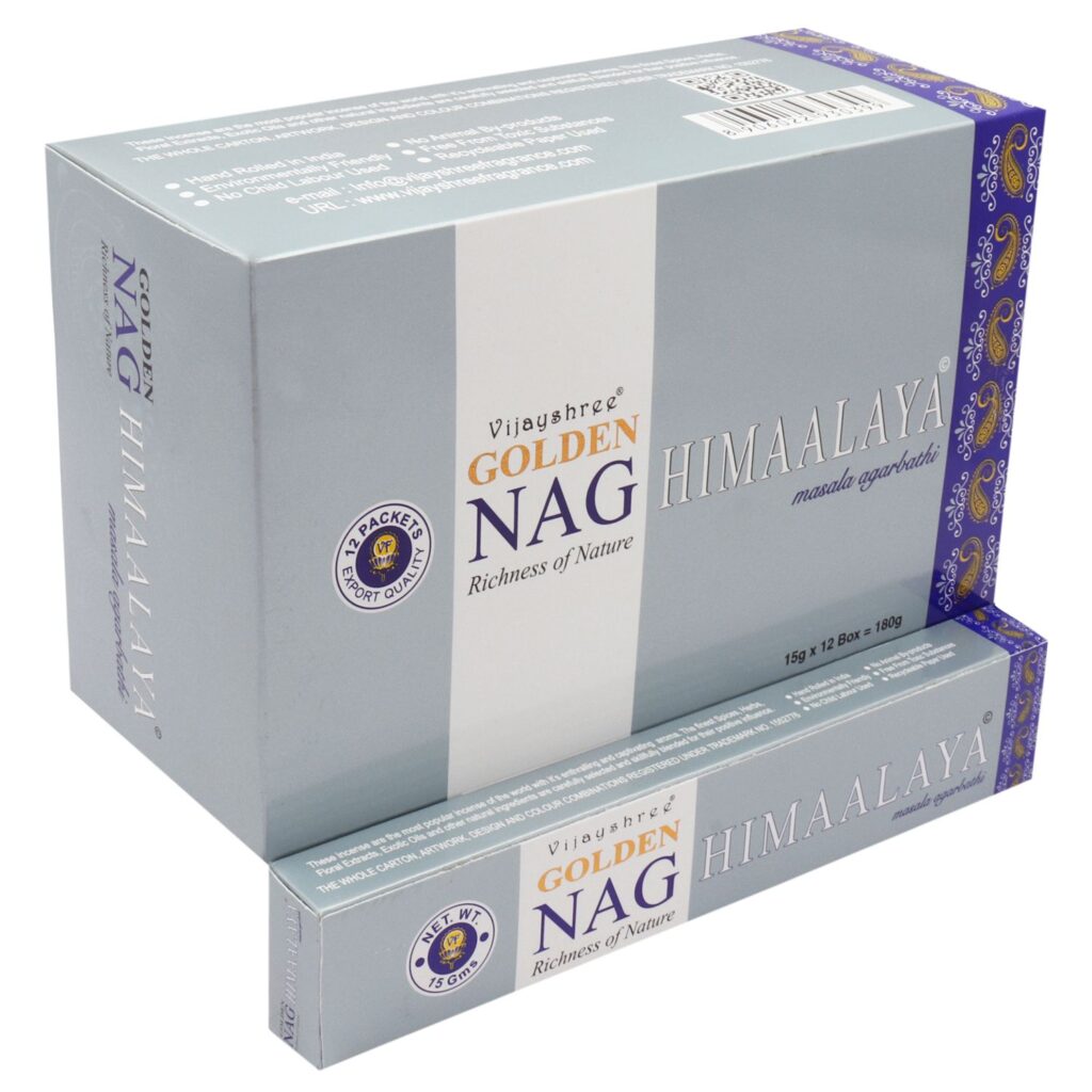 15g Incienso Dorado Nag – Himalaya