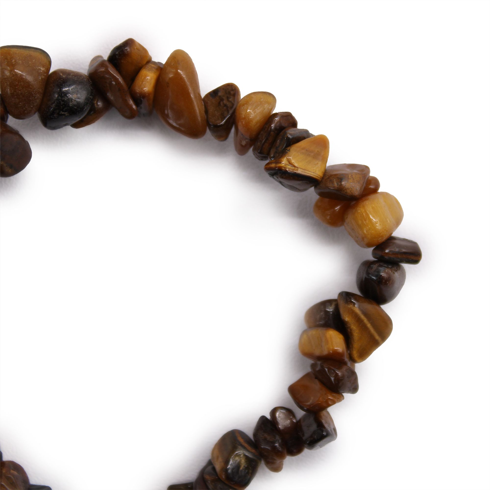 Pulsera Fragmentos de Piedras Preciosas - Ojo de Tigre - Imagen 2