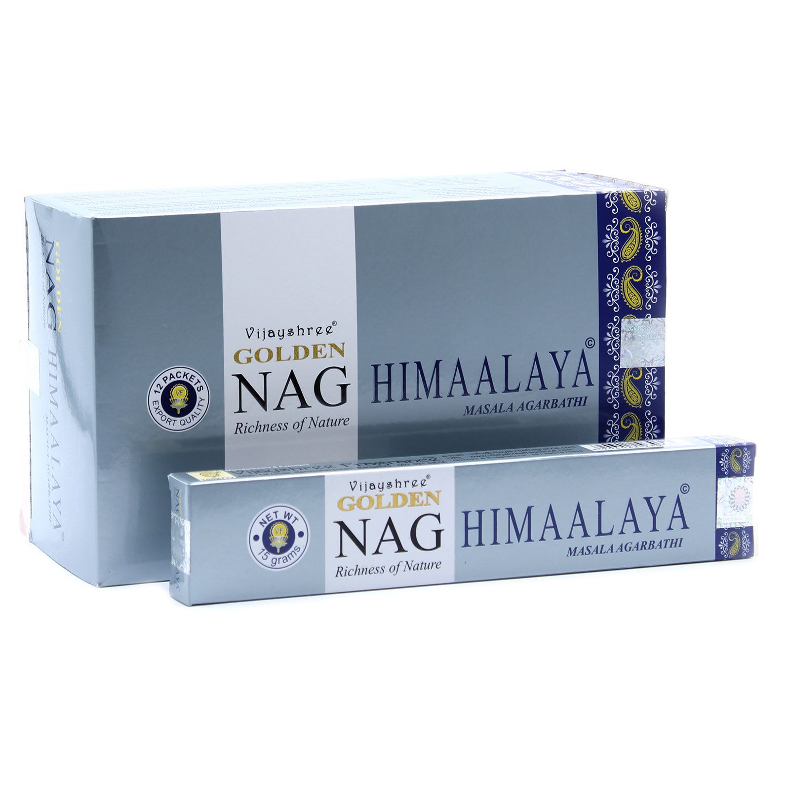 15g Incienso Dorado Nag - Himalaya - Imagen 2