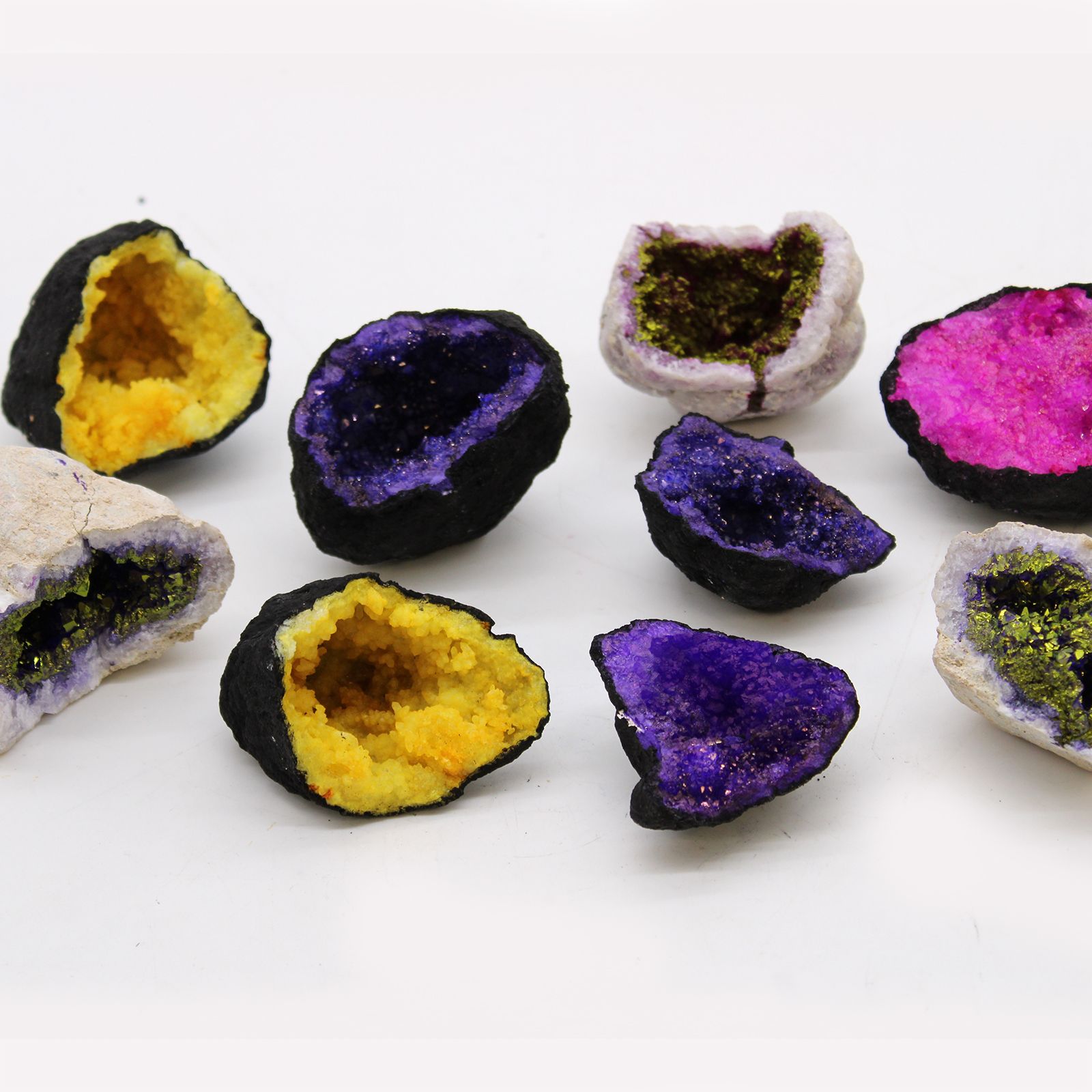 Geodas de calcita coloreada - Piedra Negra - Turquesa - Imagen 4