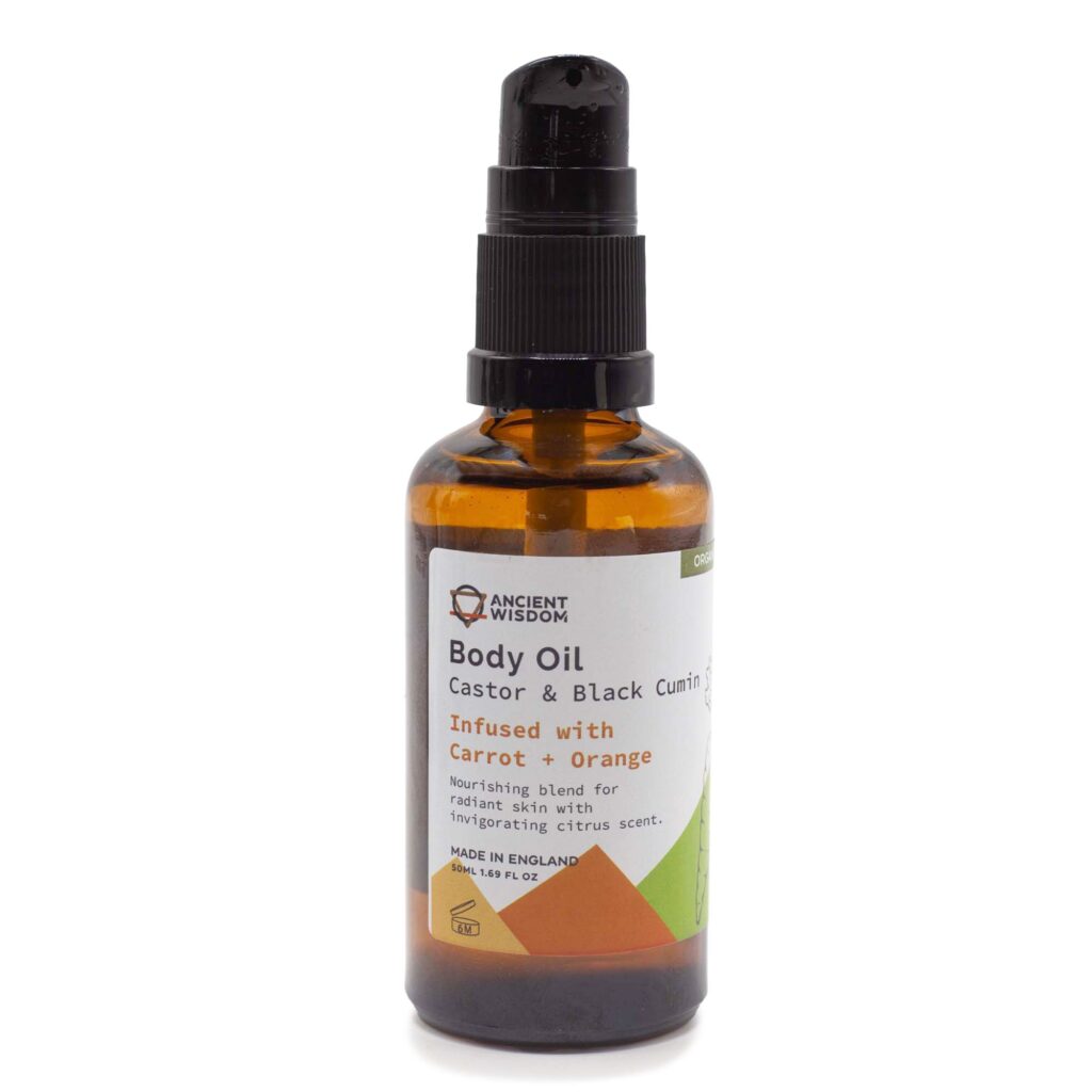 Aceite Corporal Organico 50 ml – Zanahoria y Naranja