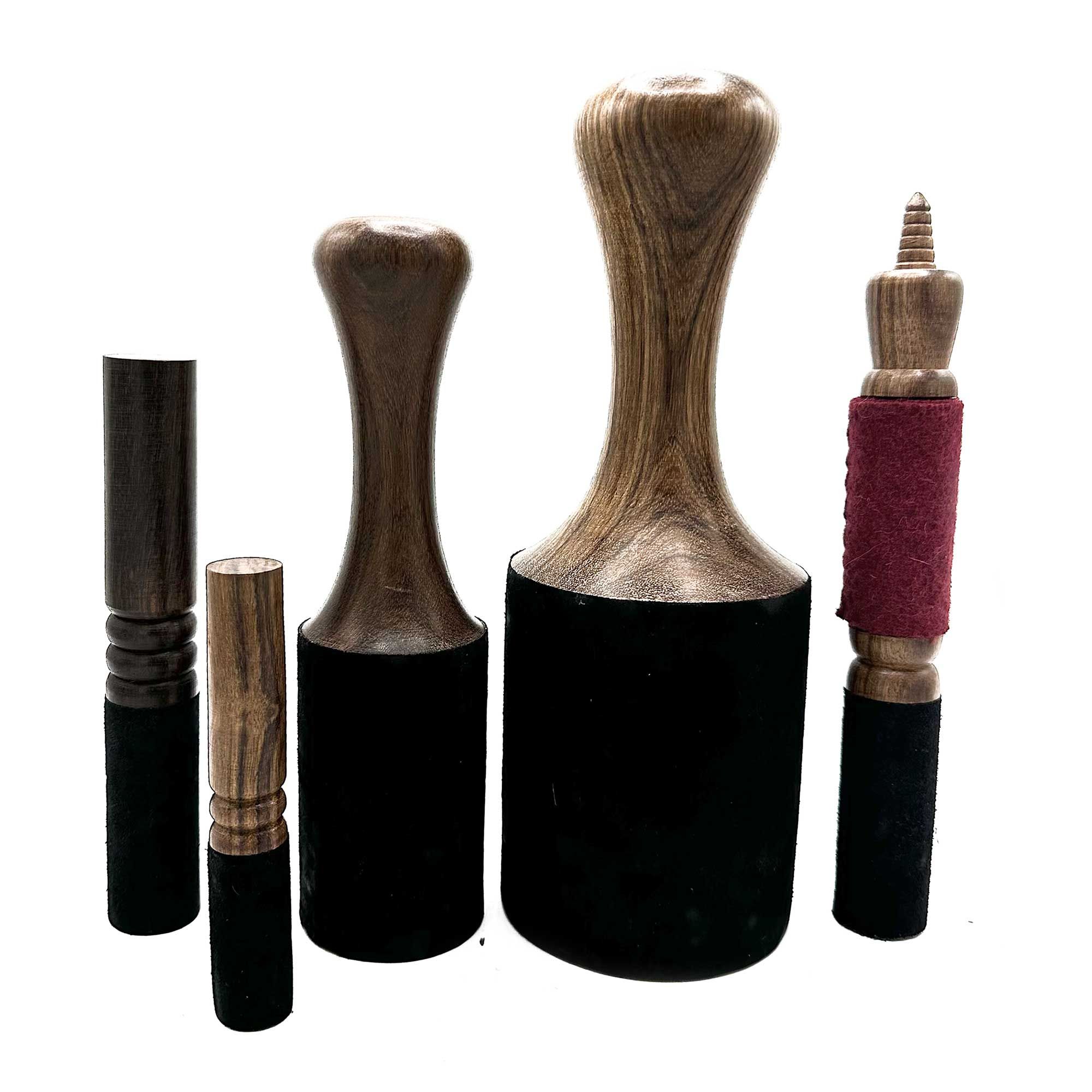 Palo de Madera – 18cm – Anilla Doble Mediana