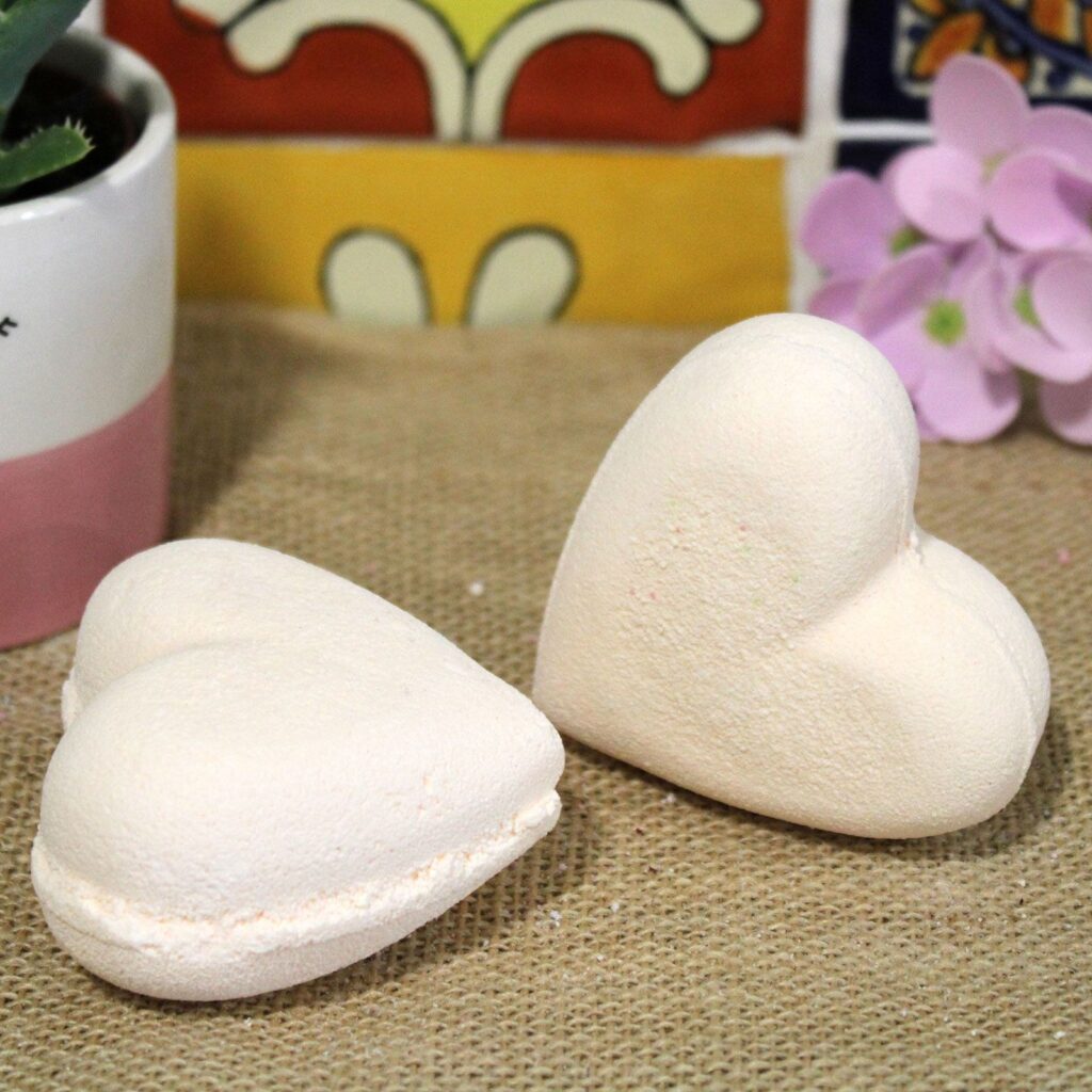 Bomba de baño de corazón 70 g - Maracuyá