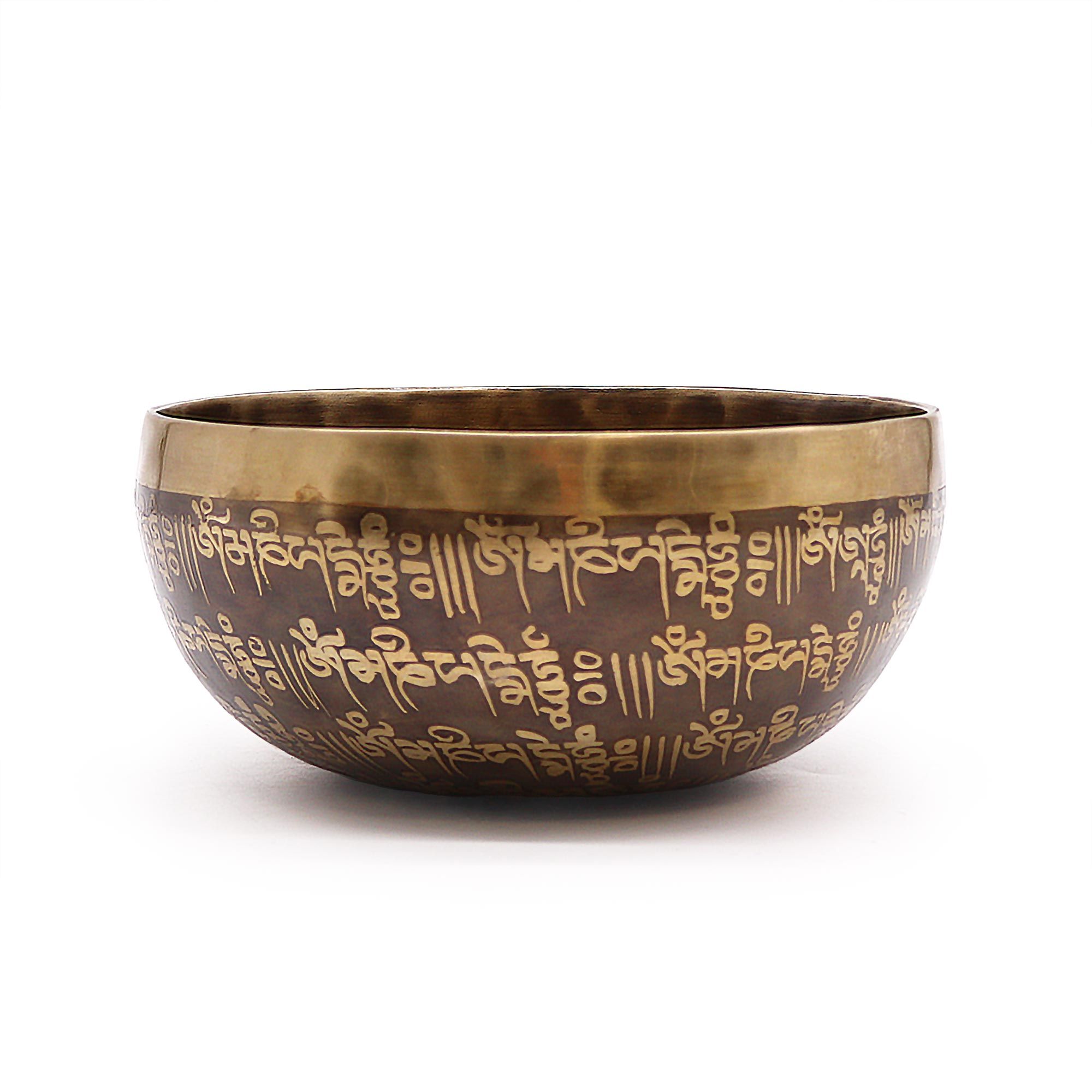 Cuenco Tibetano Curativo Grabado – 16cm – Mantra