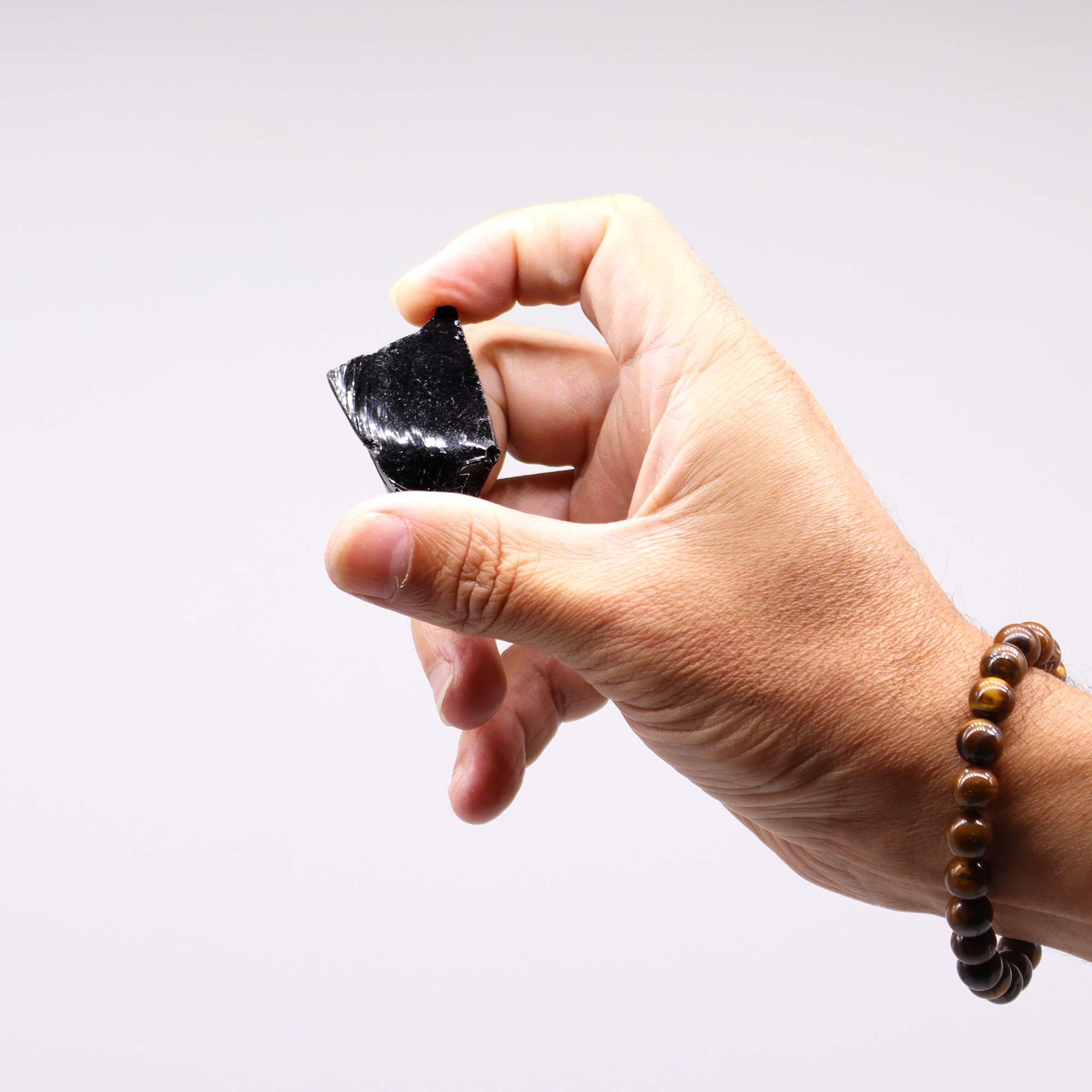 Cristales en bruto (500 g) - Ágata negra - Imagen 4