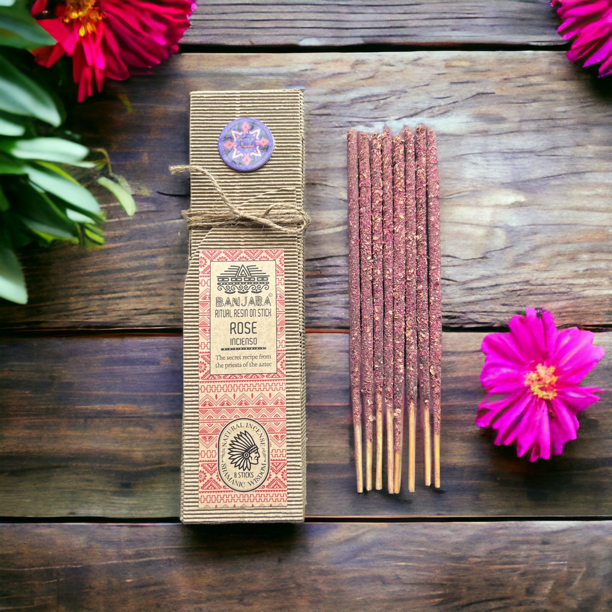 Varilla de resina ritual - Rosa