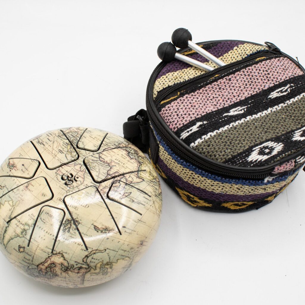 Bajo Medio Hapi Drum Atlas - 14x7 cm