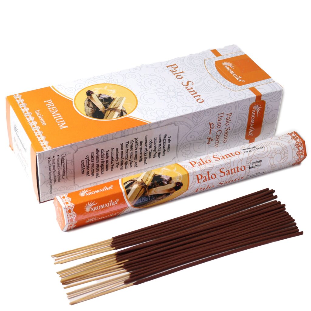 Incienso Hexagonal sin Carbón Aromatika – Palo Santo