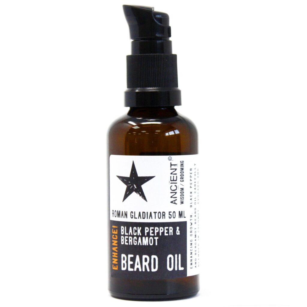 50ml Aceite para la barba – Gladiador Romano – Mejora!