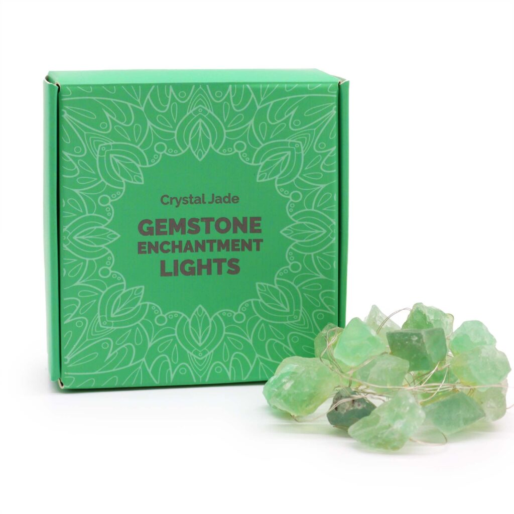 Luces de encantamiento de piedras preciosas – Jade de cristal