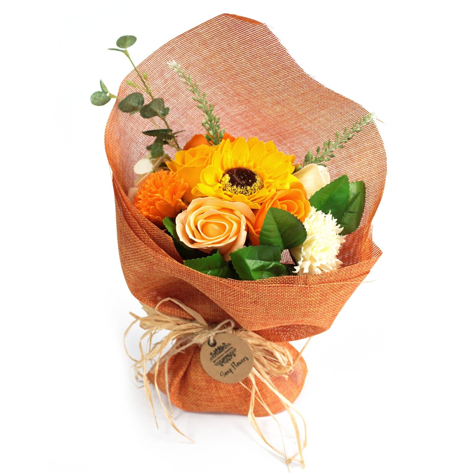 Ramo Flores de Jabón - naranja - Imagen 2