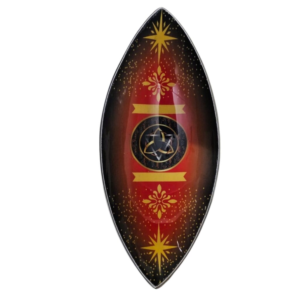 Tazón de incienso esmaltado – aluminio – triquetra pagana