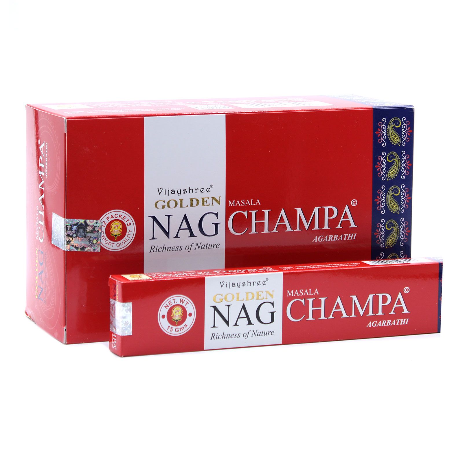 15g Incienso Dorado Nag - Champa - Imagen 2