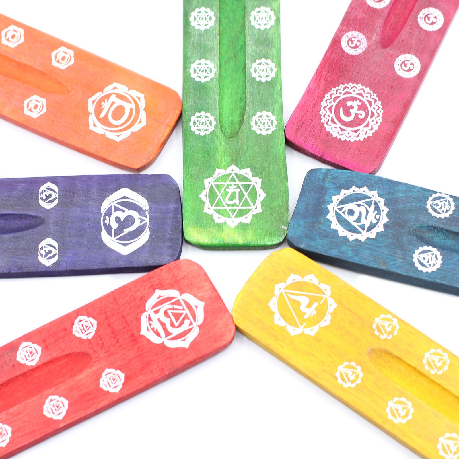 Quemador de incienso - Chakras ( Colores Variados) - Imagen 6
