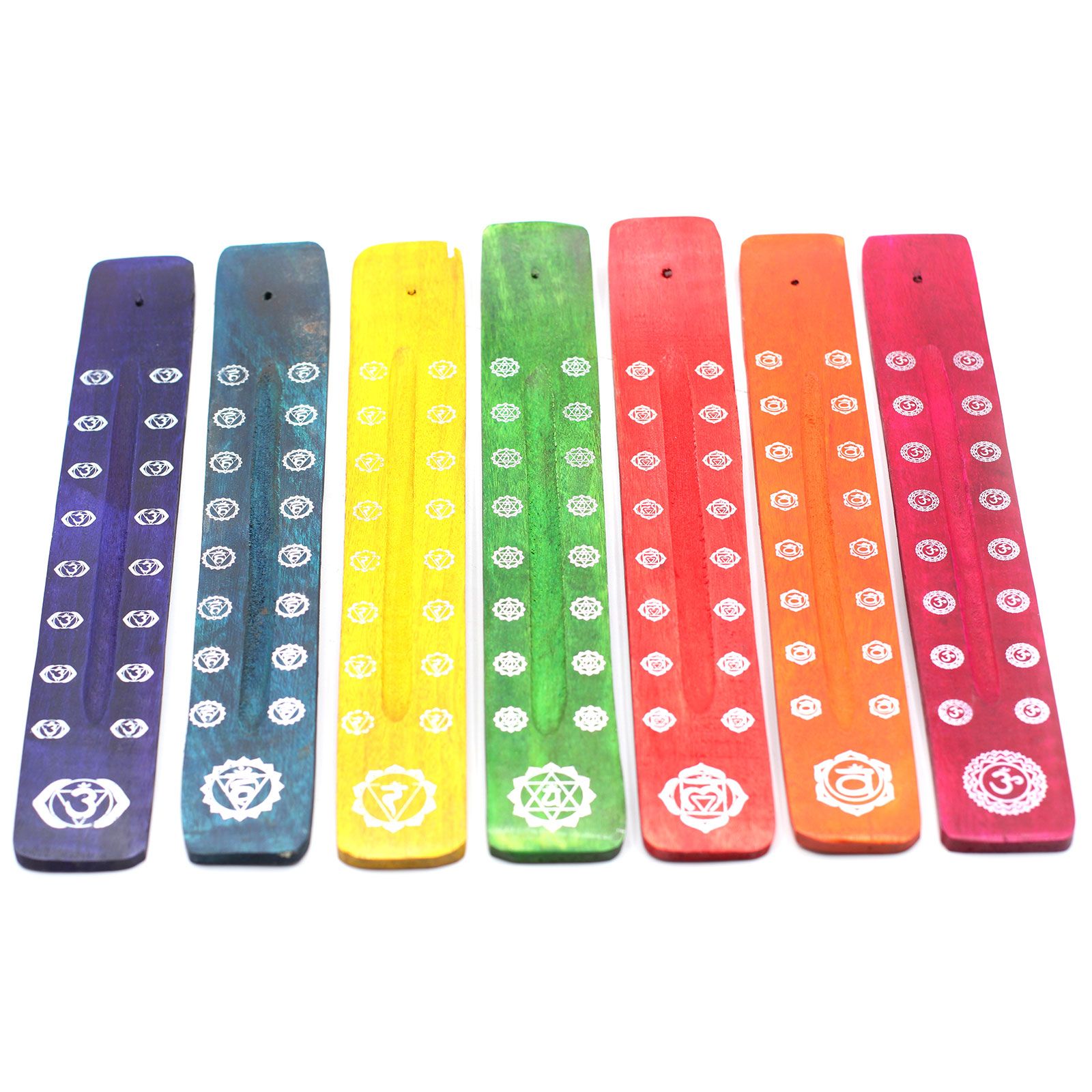 Quemador de incienso - Chakras ( Colores Variados) - Imagen 2