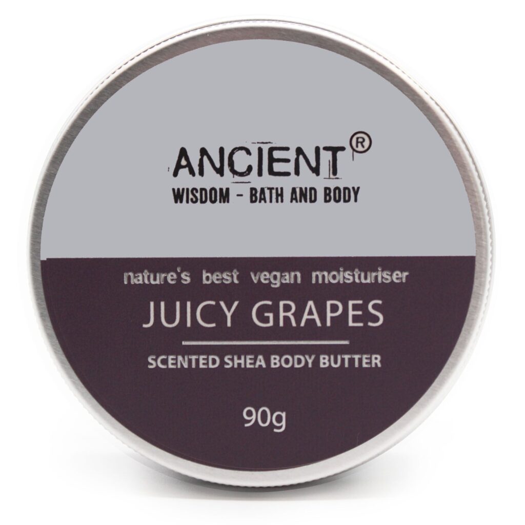 Manteca Corporal de Karité Perfumada 90g – Uvas