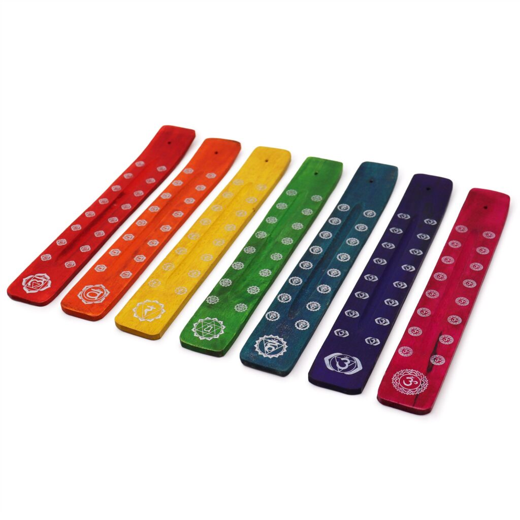 Quemador de incienso – Chakras ( Colores Variados)