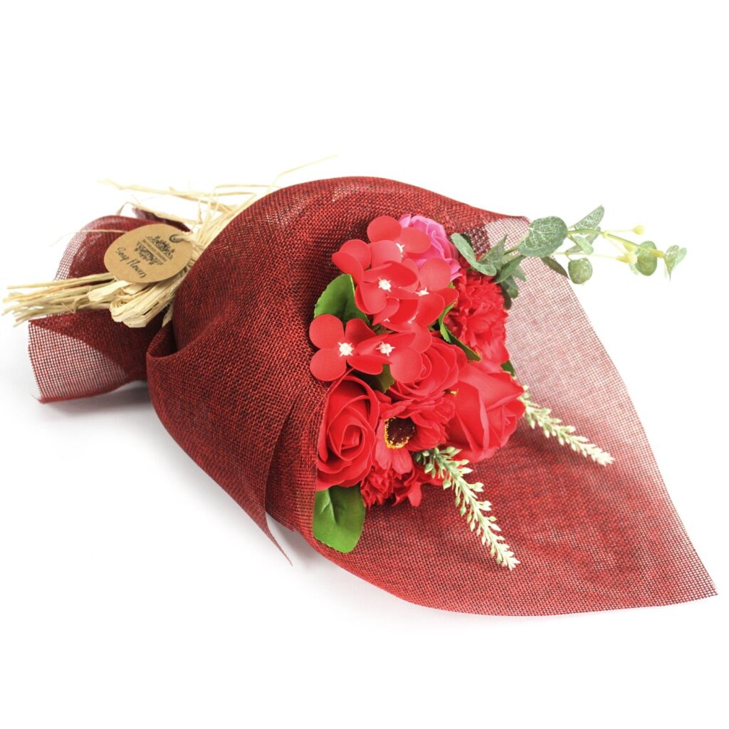 Ramo Flores de Jabón – rojo