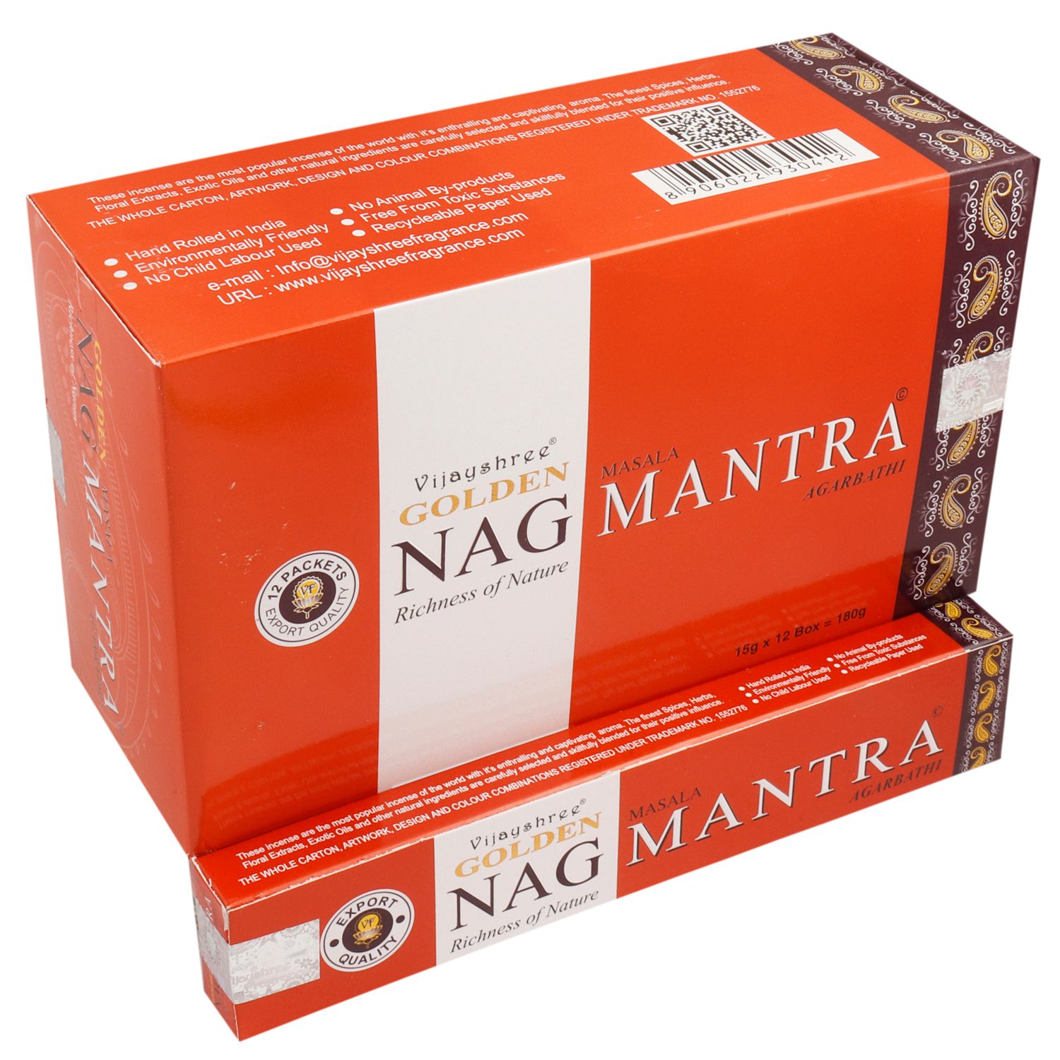 15g Incienso Dorado Nag – Mantra