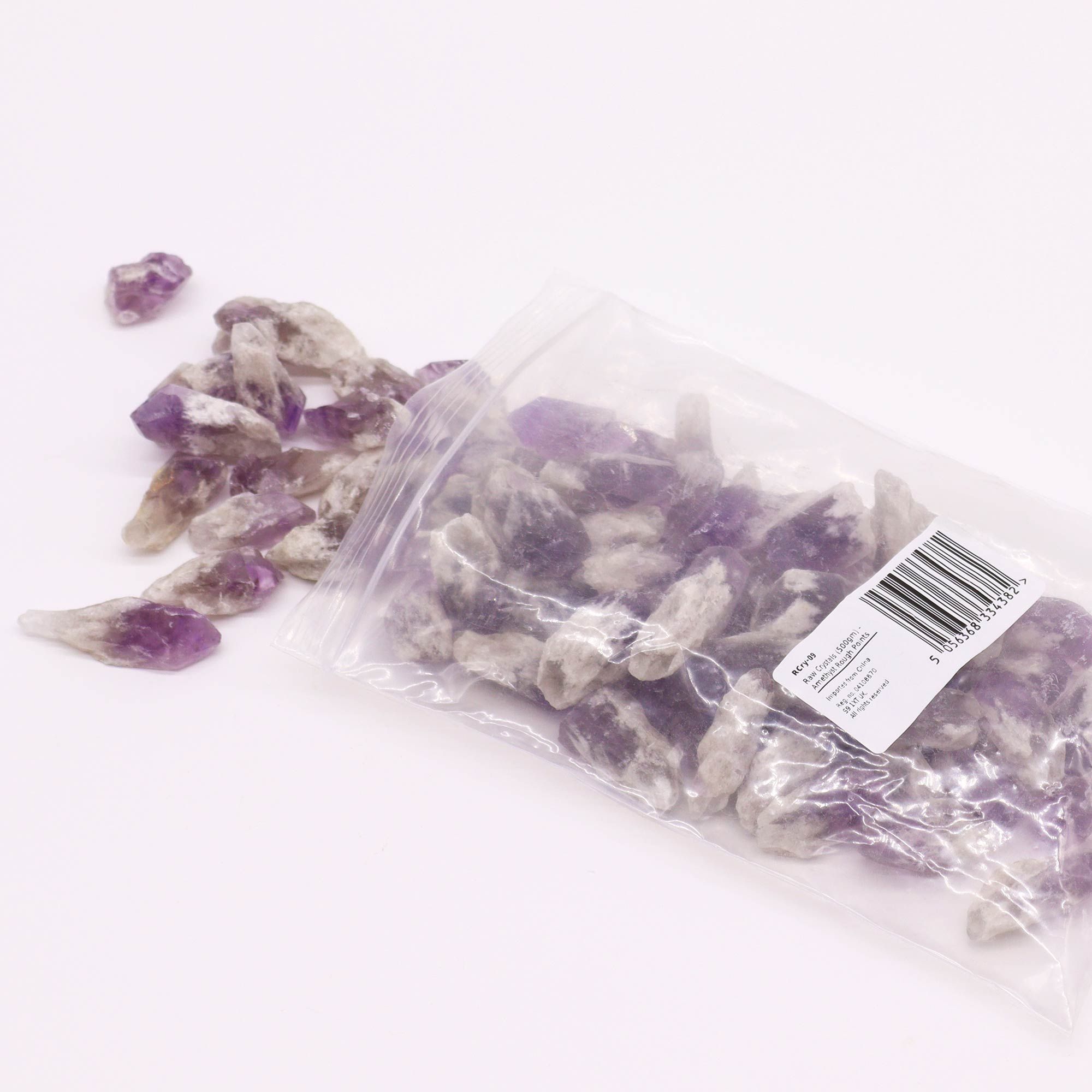 Cristales en bruto (500 g) - Puntos ásperos de amatista - Imagen 2
