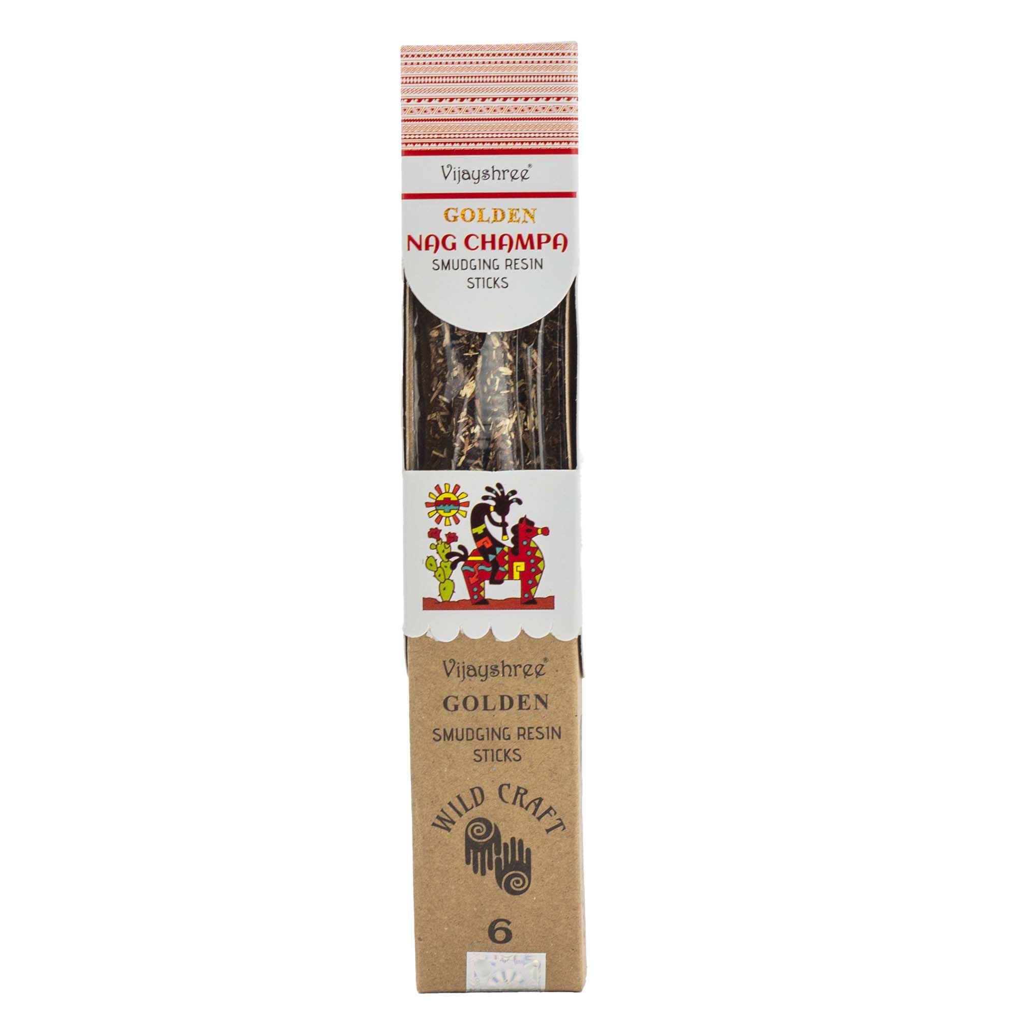 Palitos de resina de Nag Champa dorados para purificación - 30g - Imagen 4