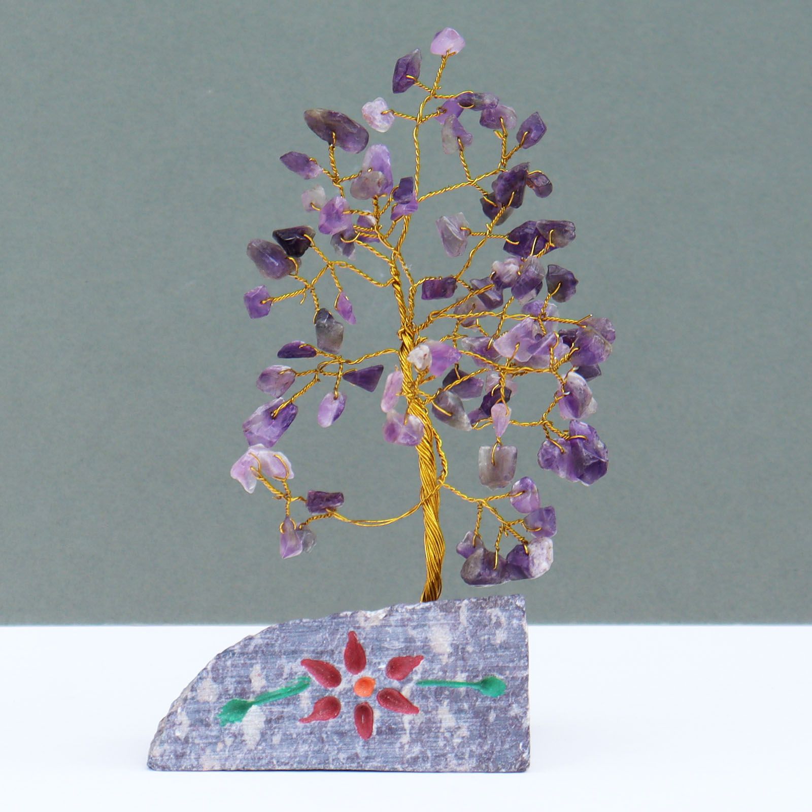 Árbol de gemas indio - Amatista (aprox. 80 piedras) - Imagen 2