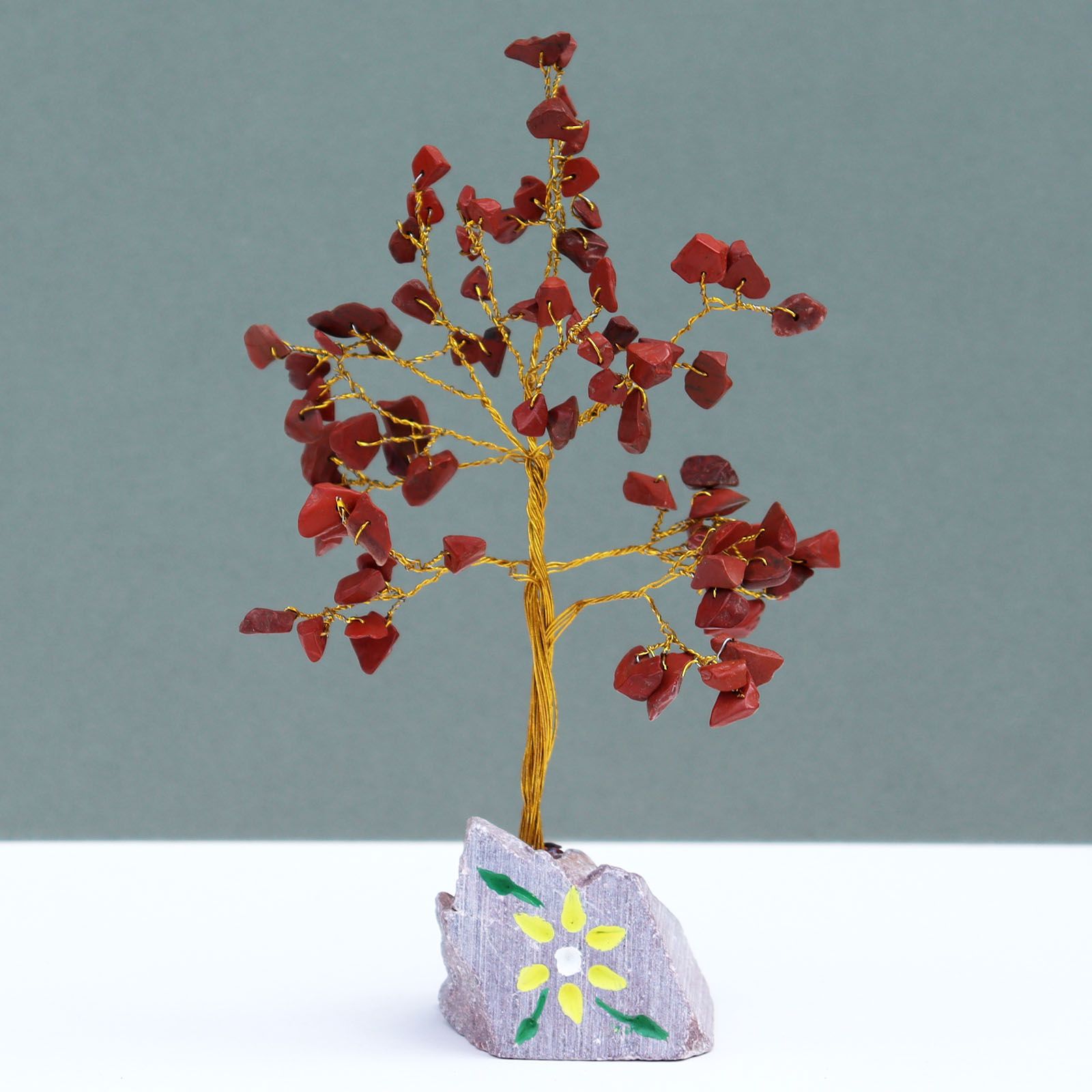 Árbol de gemas indio - Jaspe rojo (aprox. 80 piedras)