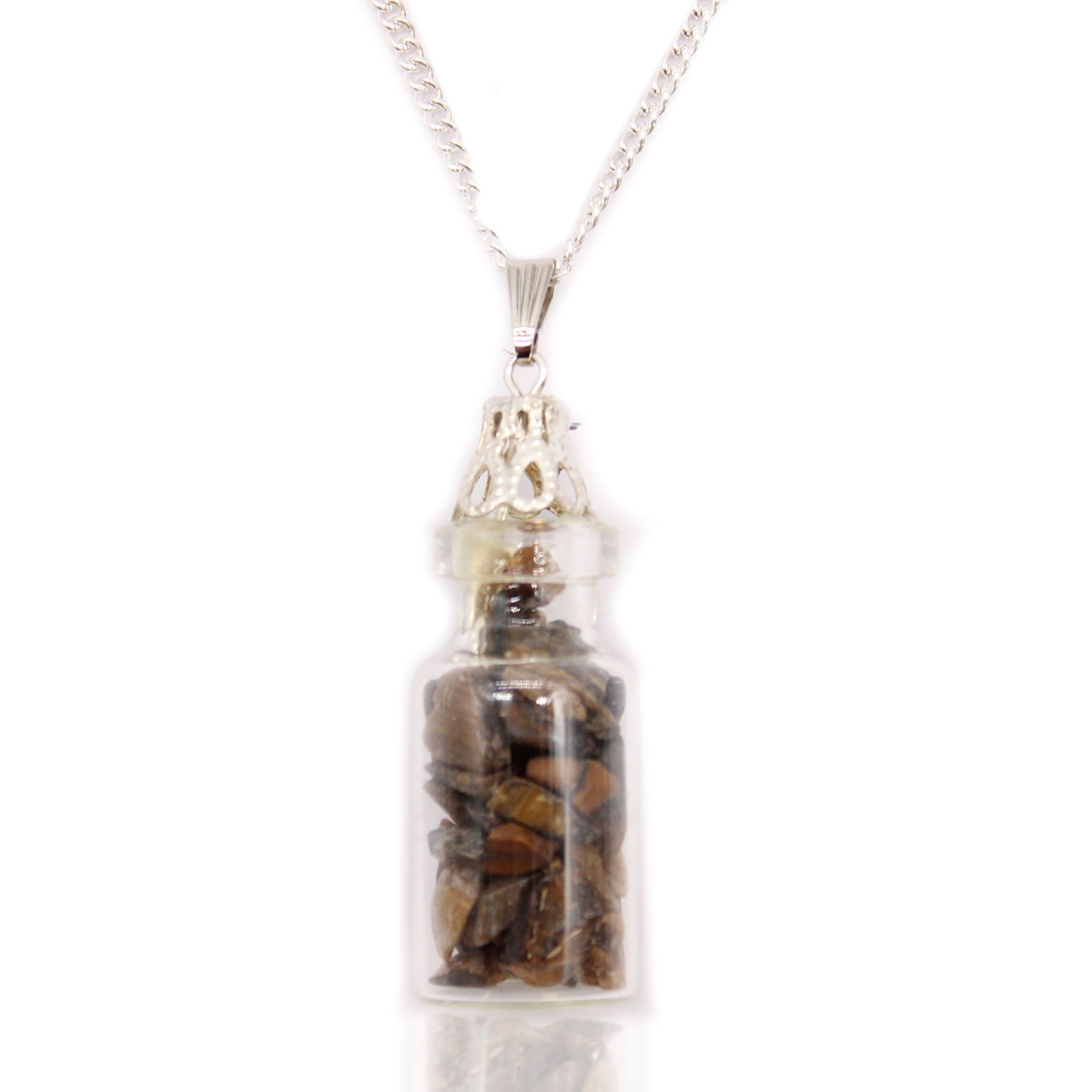 Collar de Gemas Embotelladas - Ojo de Tigre - Imagen 5