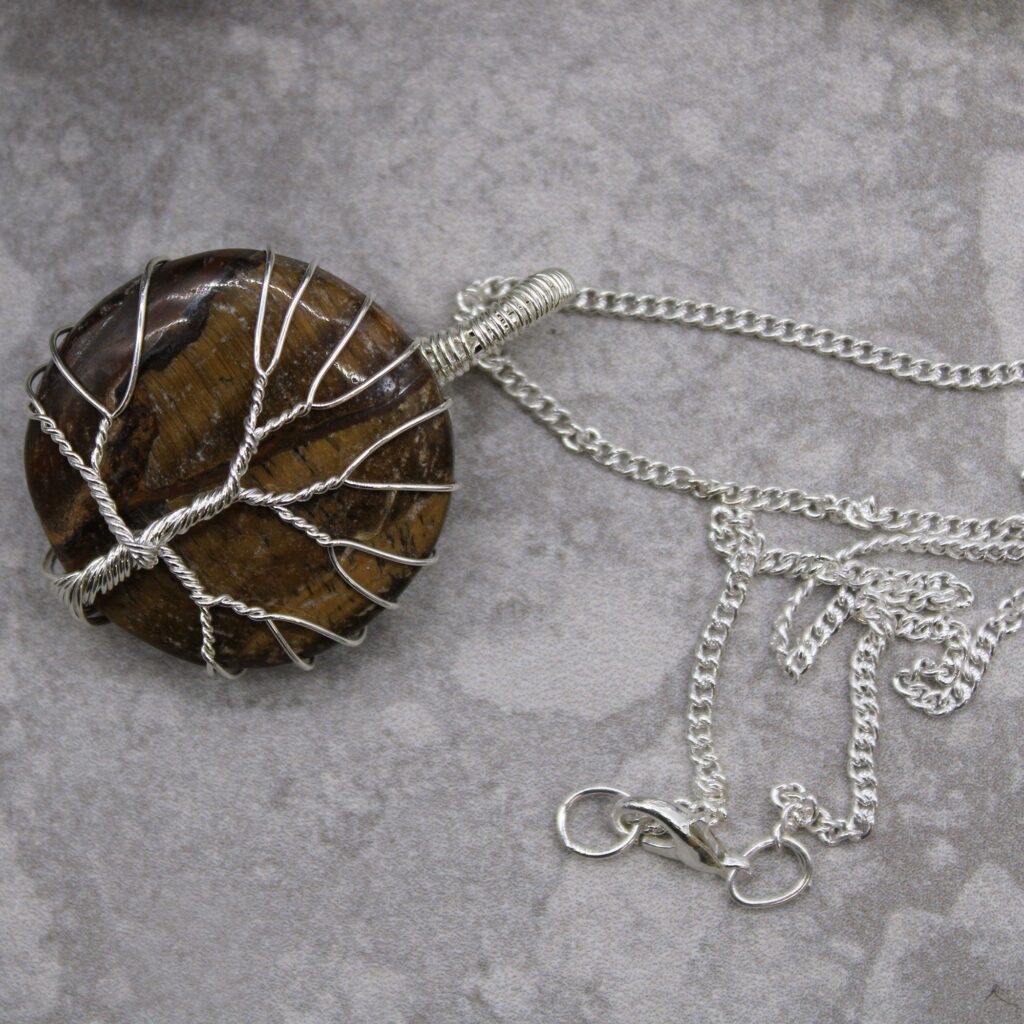 Collar Árbol de la Vida – Ojo de Tigre