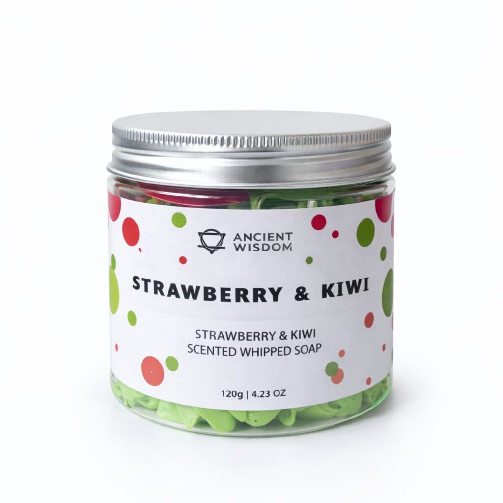 Jabón Cremoso de fresa y kiwi 120 g