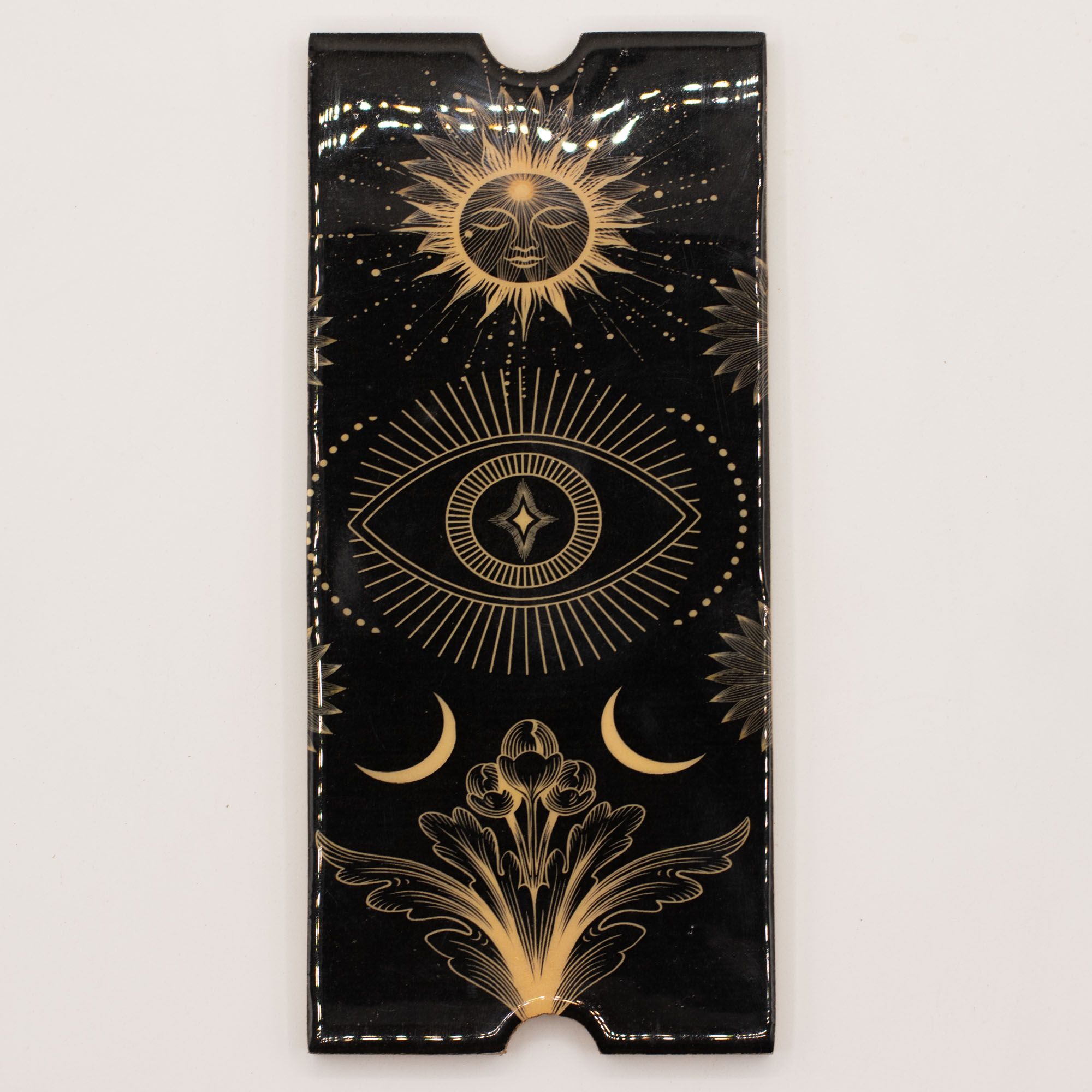 Caja de tarot de cuatro compartimentos con soporte para cartas - Imagen 4