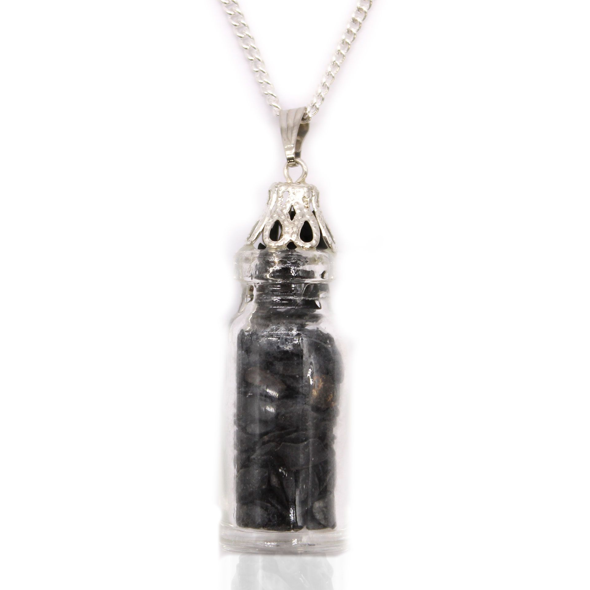 Collar de Piedras Preciosas Embotelladas - Ónix Negro - Imagen 2