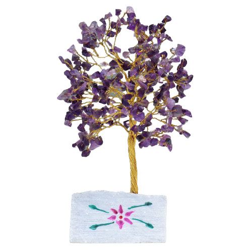 Árbol de gemas indio - Amatista (aprox. 320 piedras)