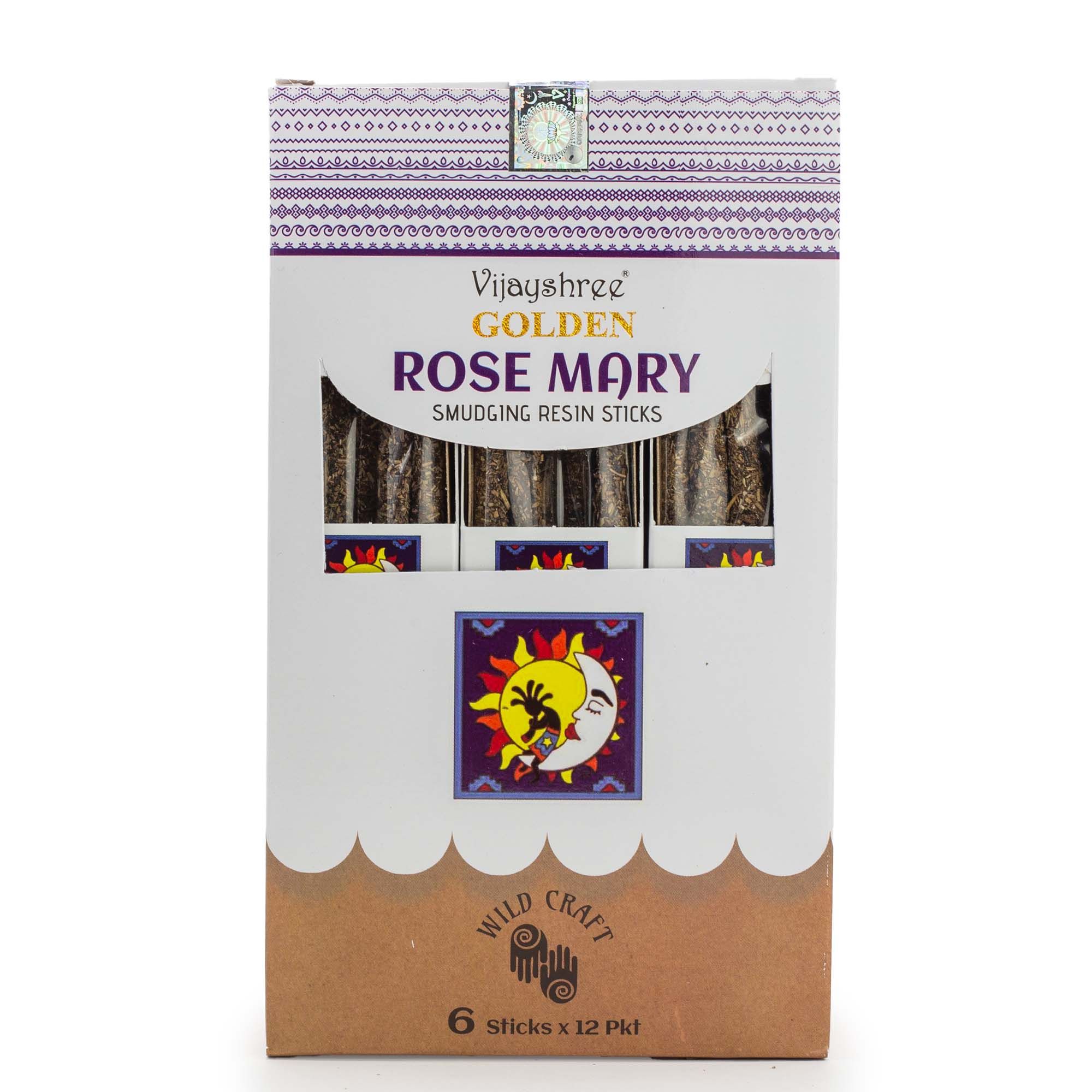 Palitos de resina para purificación Golden Rose Mary - 30 g - Imagen 4