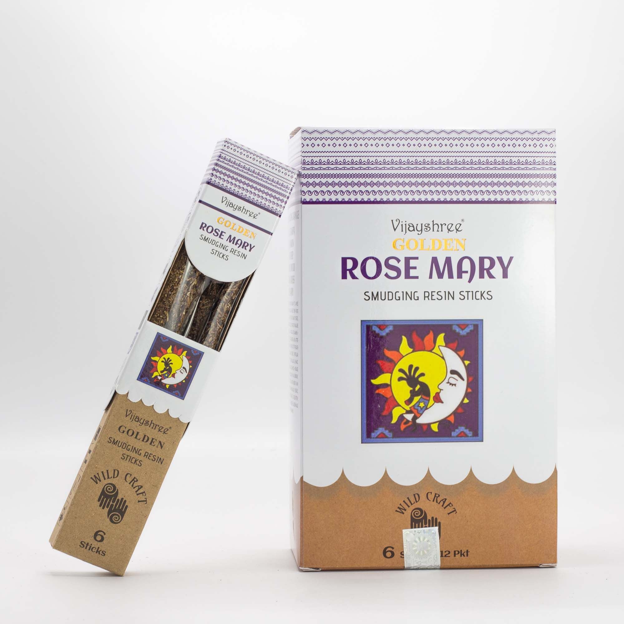 Palitos de resina para purificación Golden Rose Mary - 30 g - Imagen 6