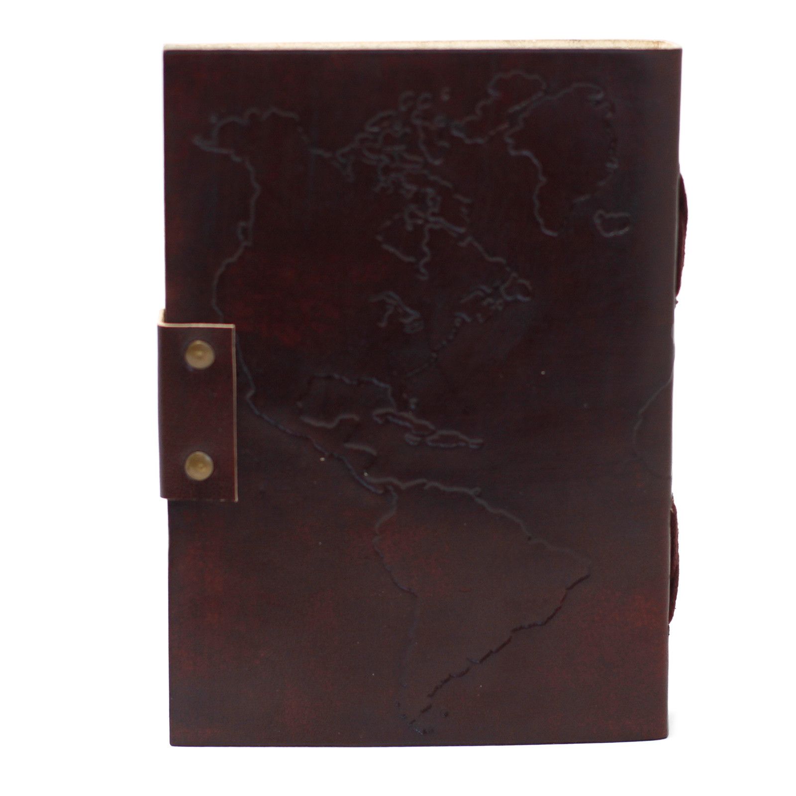 Cuaderno de Cuero Mapa del Mundo - Imagen 5