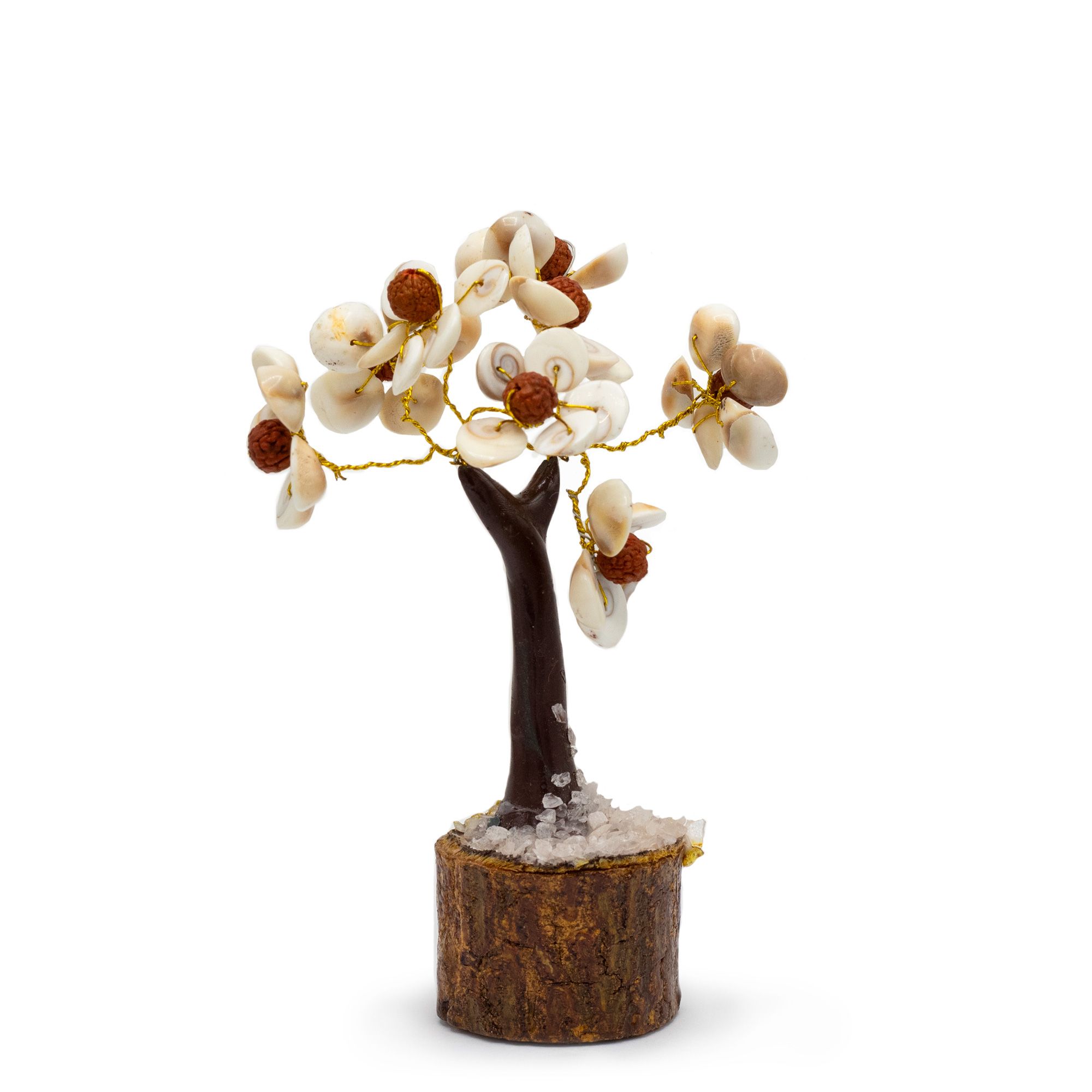 Gomati Chakra Árboles de Piedra Círculo con Rudraksha Mediano - (45 piedras) - Imagen 3