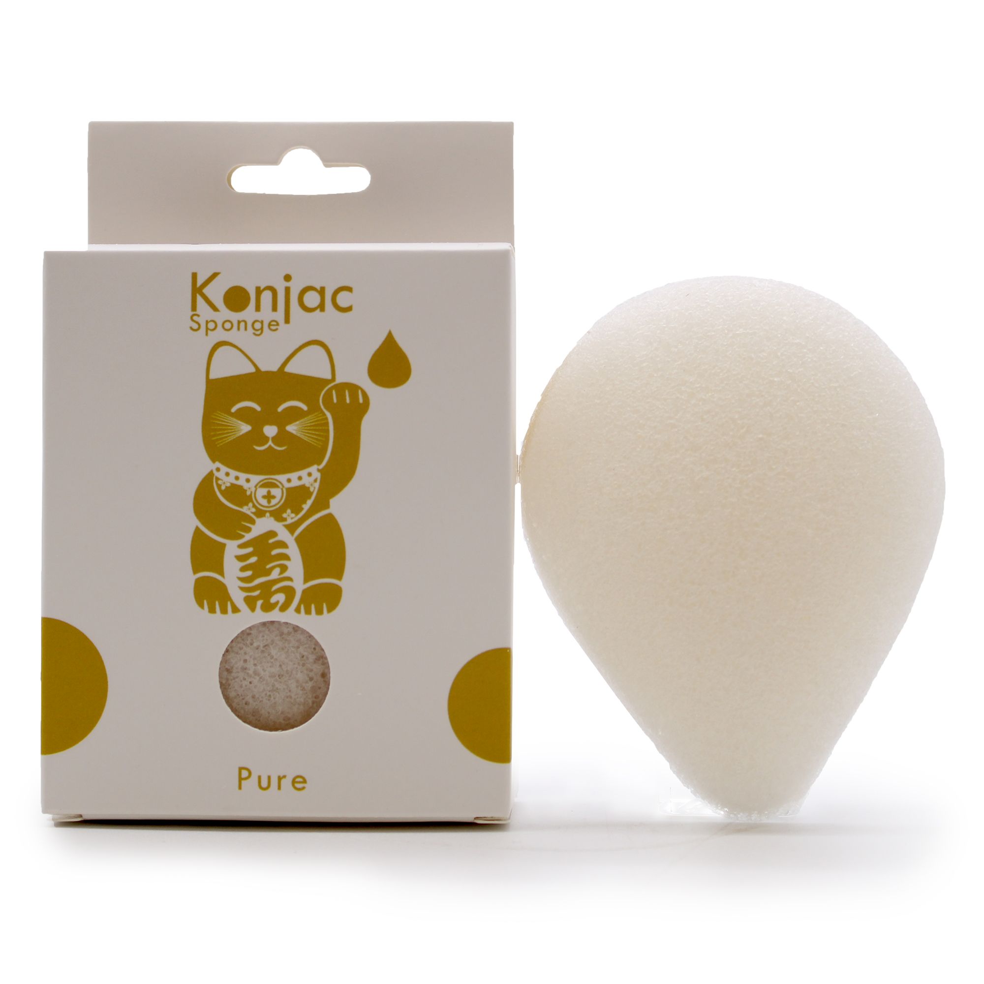 Esponja facial Konjac natural para piel sensible - Imagen 5