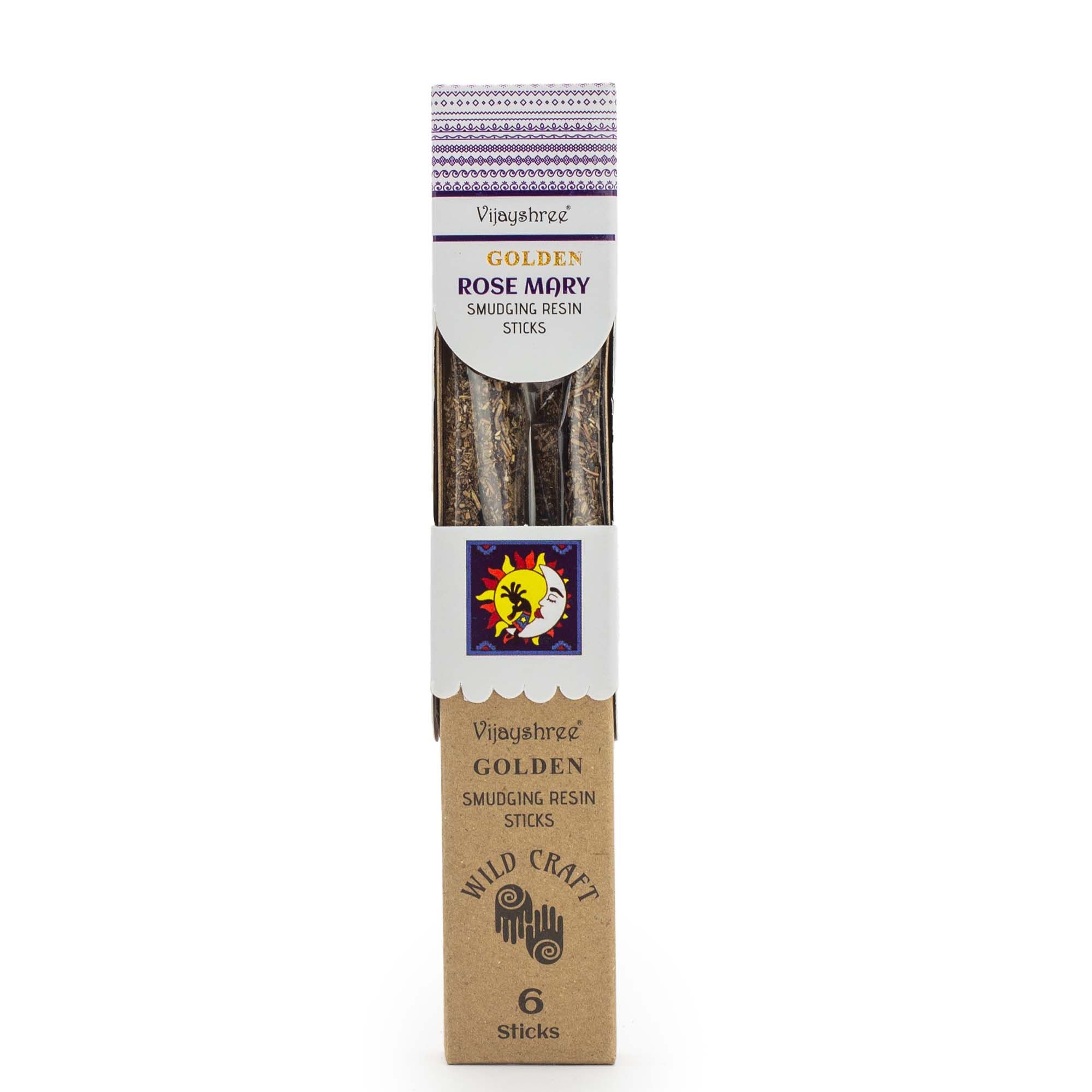Palitos de resina para purificación Golden Rose Mary - 30 g - Imagen 2