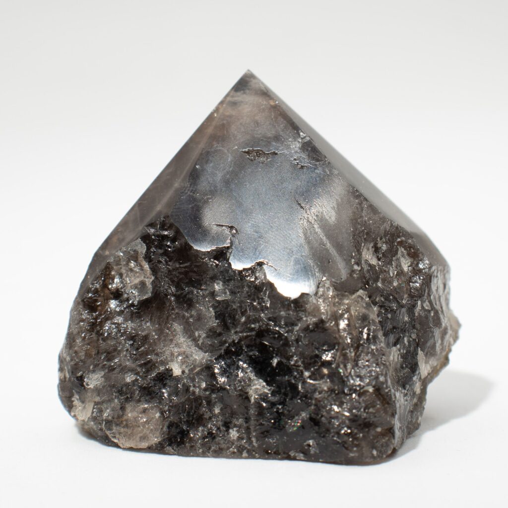 Puntas pulidas superiores de piedra preciosa – Cuarzo ahumado (aproximadamente 5-6 piezas)